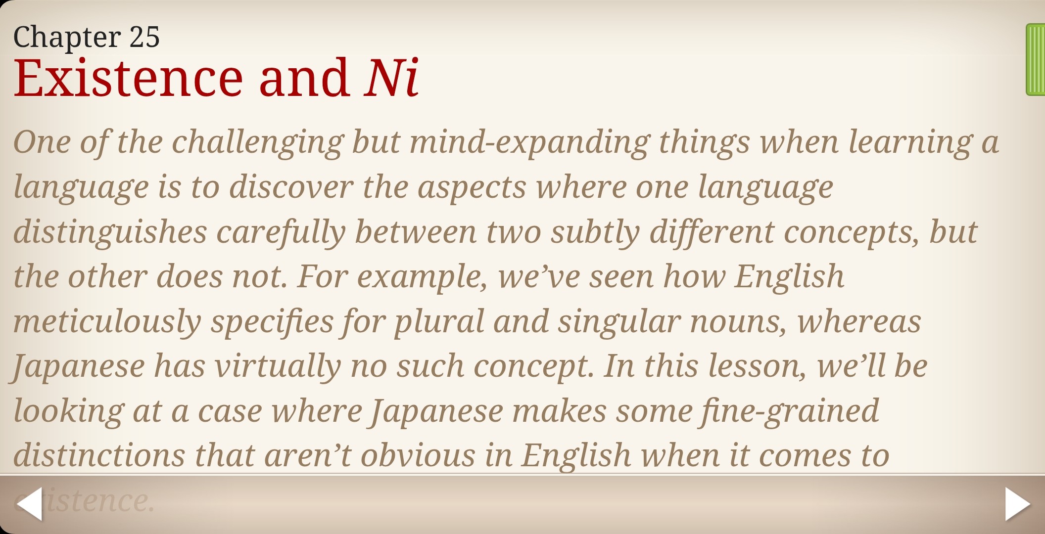 Human Japanese chapter 25