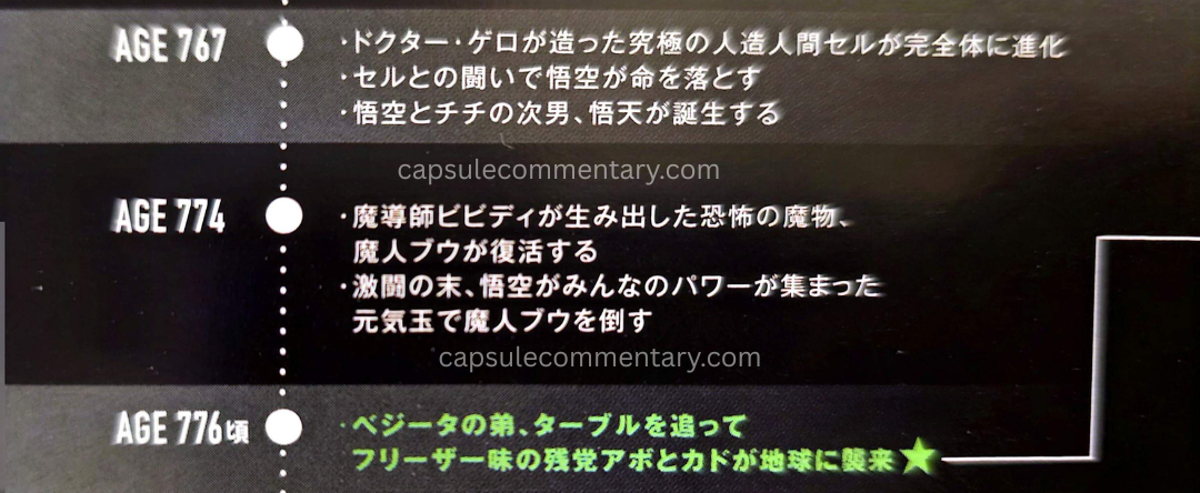 Dragon Ball Z: Battle of Gods Special Booklet page 18. "After fierce battles, Goku defeats Majin Buu with a Genki-dama formed from everyone’s gathered power."