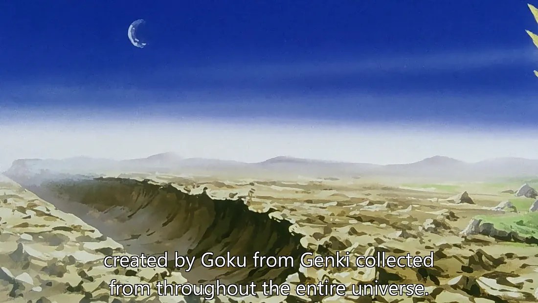 Spoken by the Narrator of Dragon Ball Z in episode 288