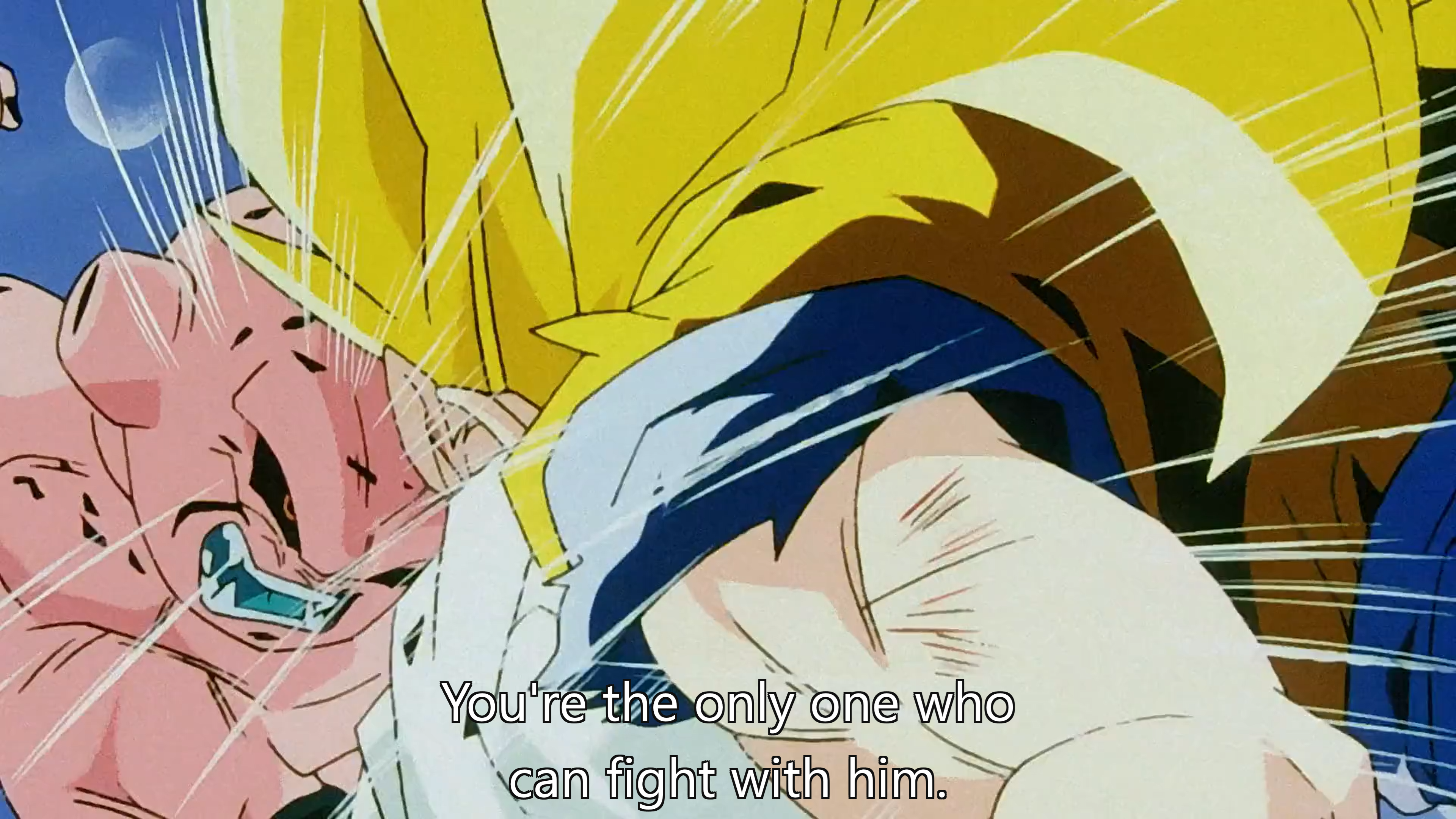 Spoken by Vegeta in Dragon Ball Z episode 280