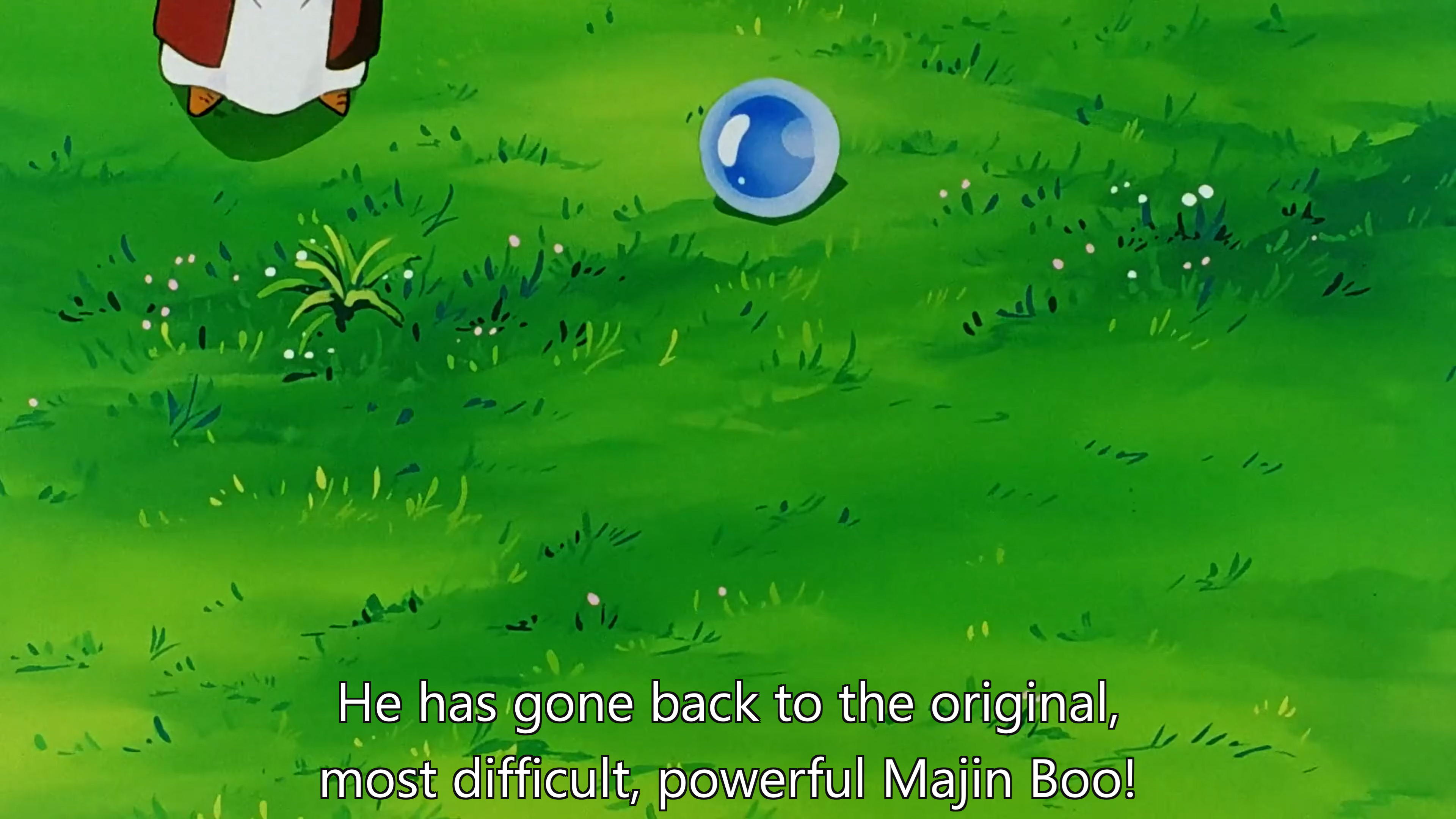 Spoken by Kibitoshin in Dragon Ball Z episode 278