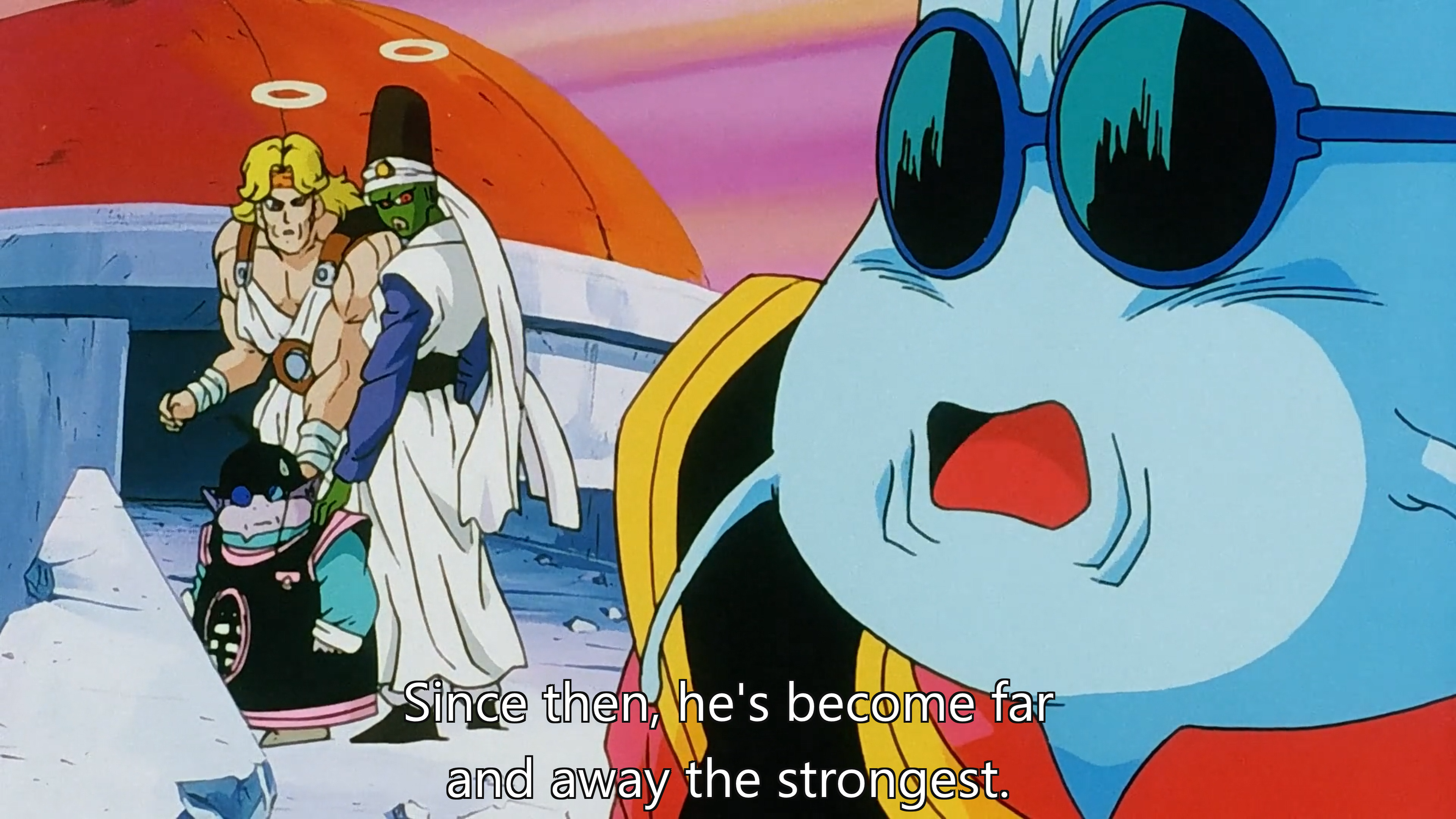 Spoken by Kaiō in Dragon Ball Z episode 279