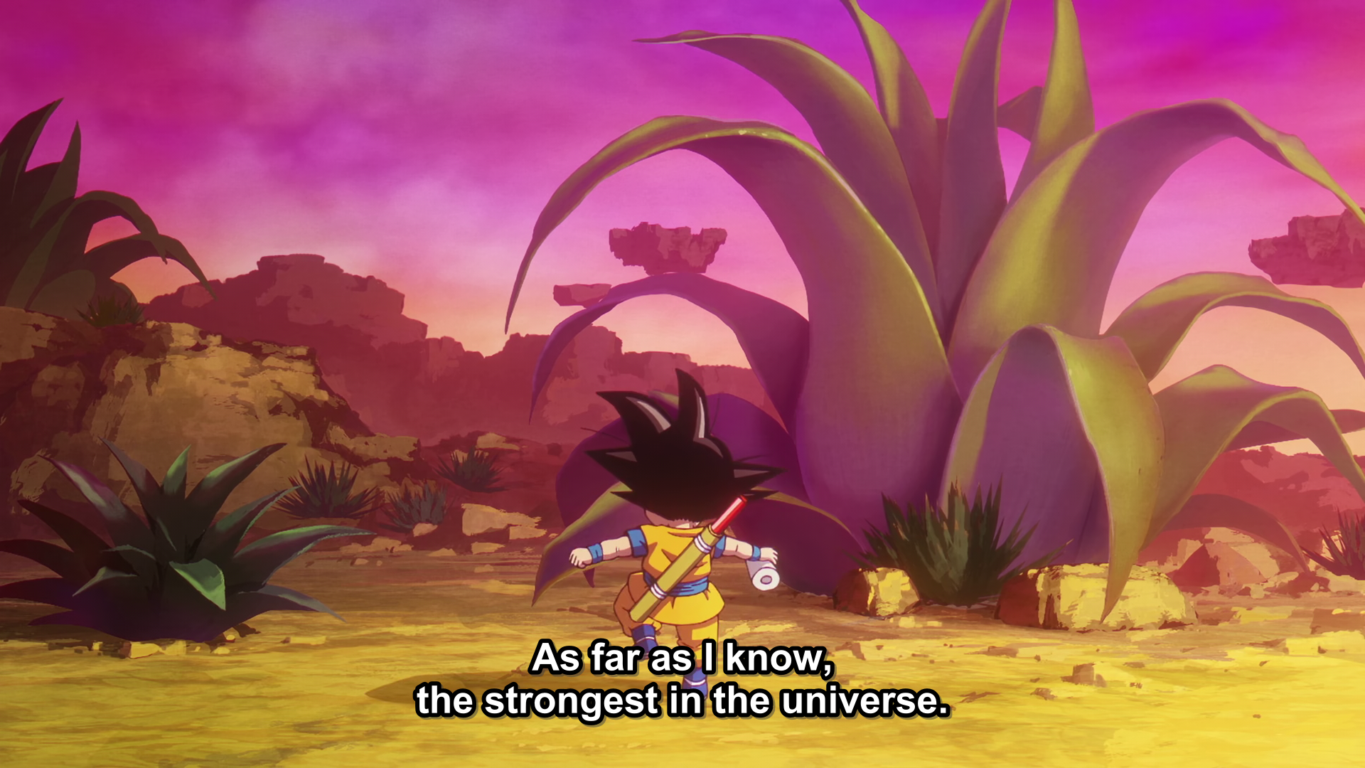 Spoken by Kaiōshin in Dragon Ball Daima episode 6
