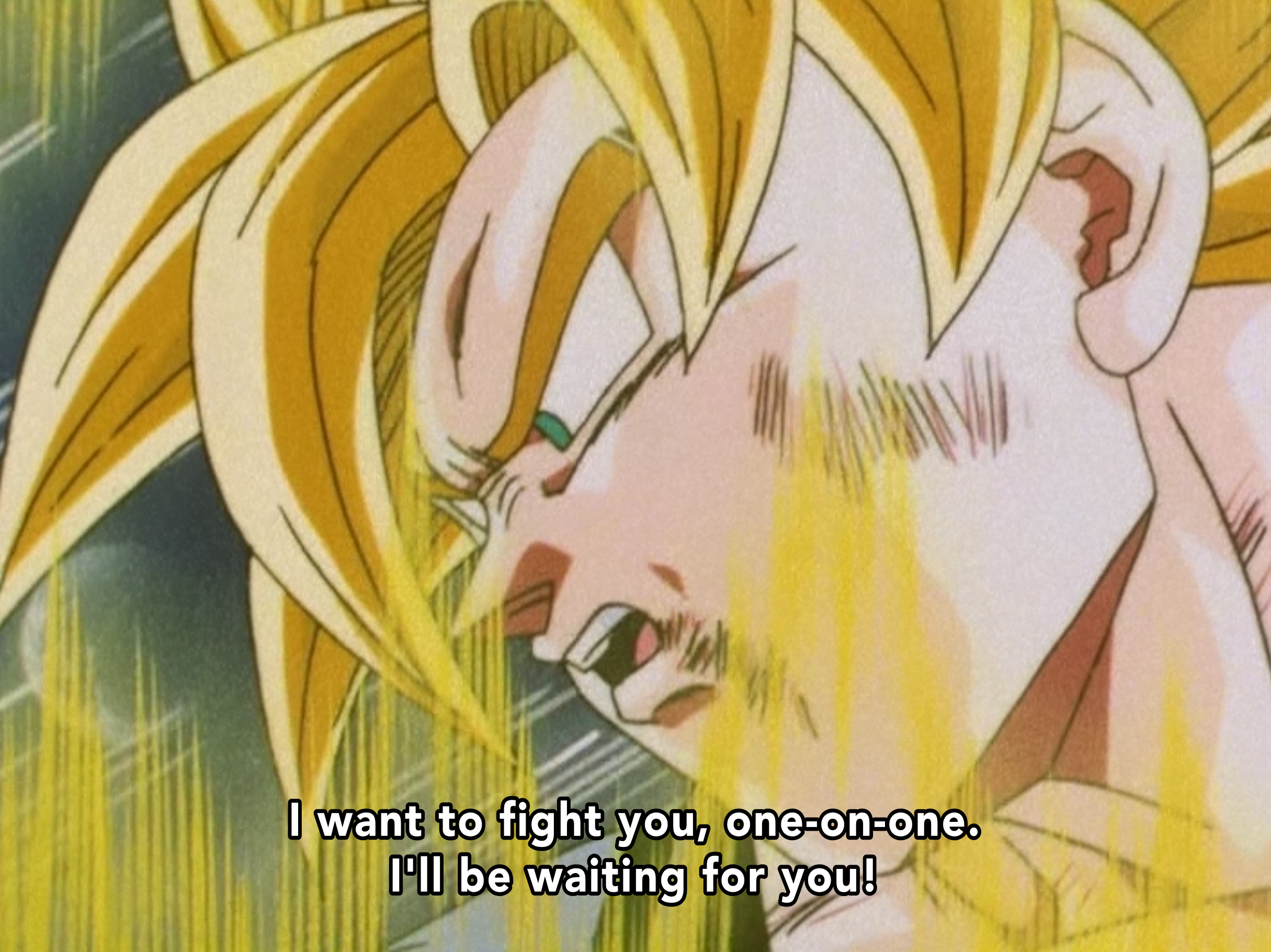 Spoken by Goku at the start of Dragon Ball Z episode 287