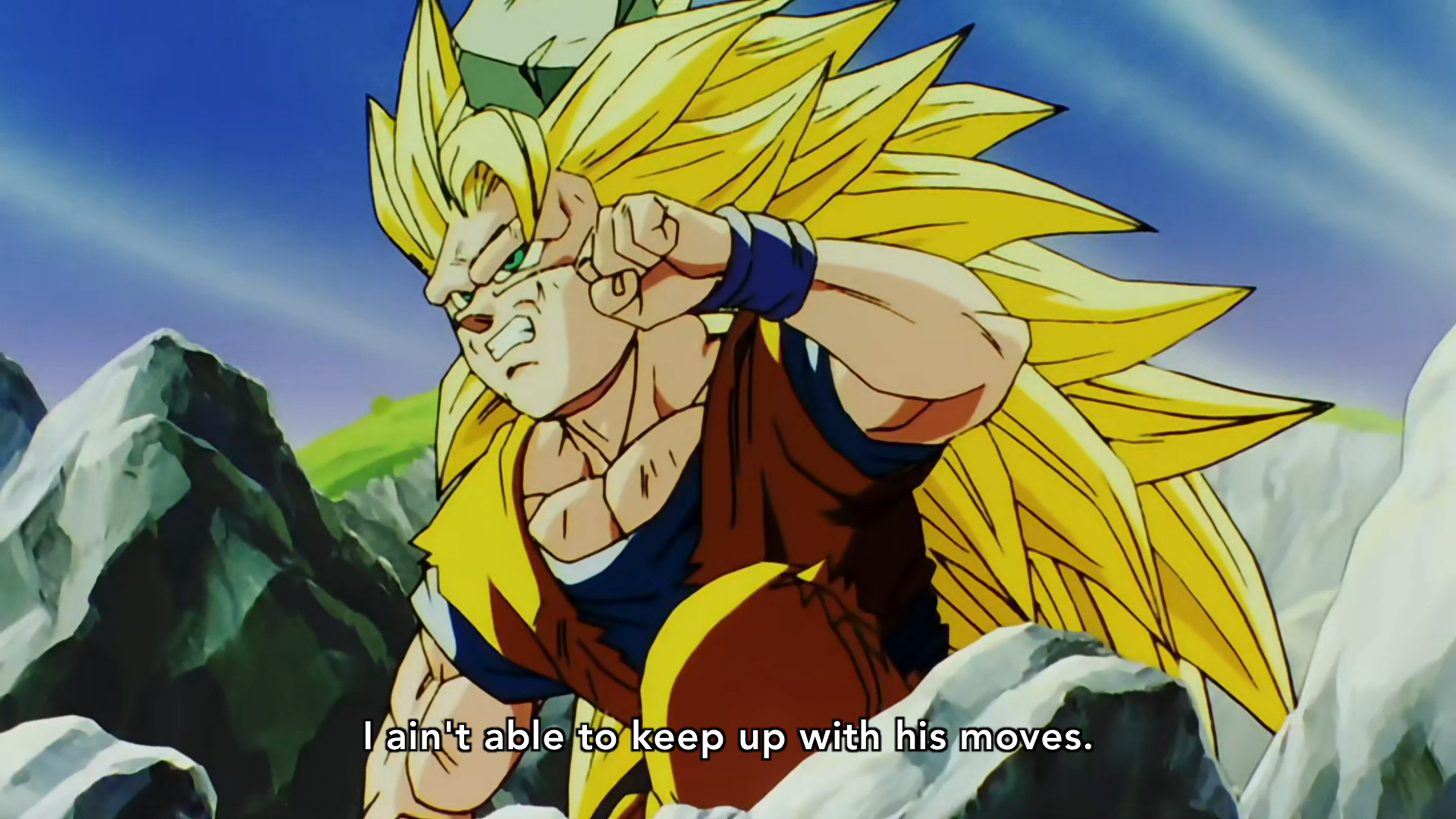 Spoken by Goku in Dragon Ball Kai episode 159