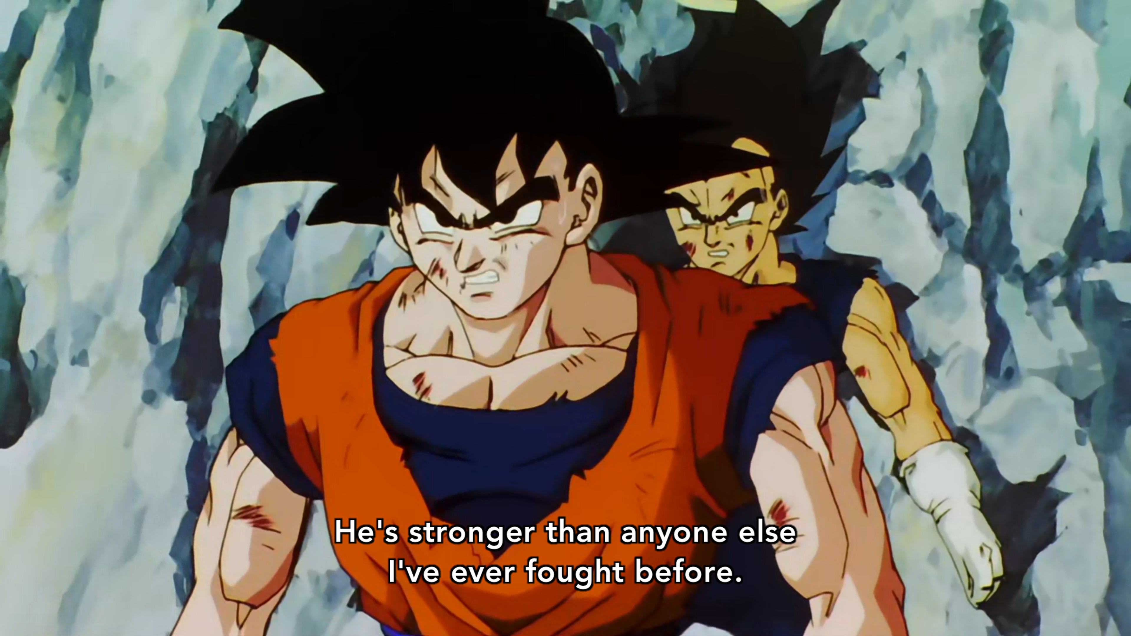 Spoken by Goku in Dragon Ball Kai episode 159