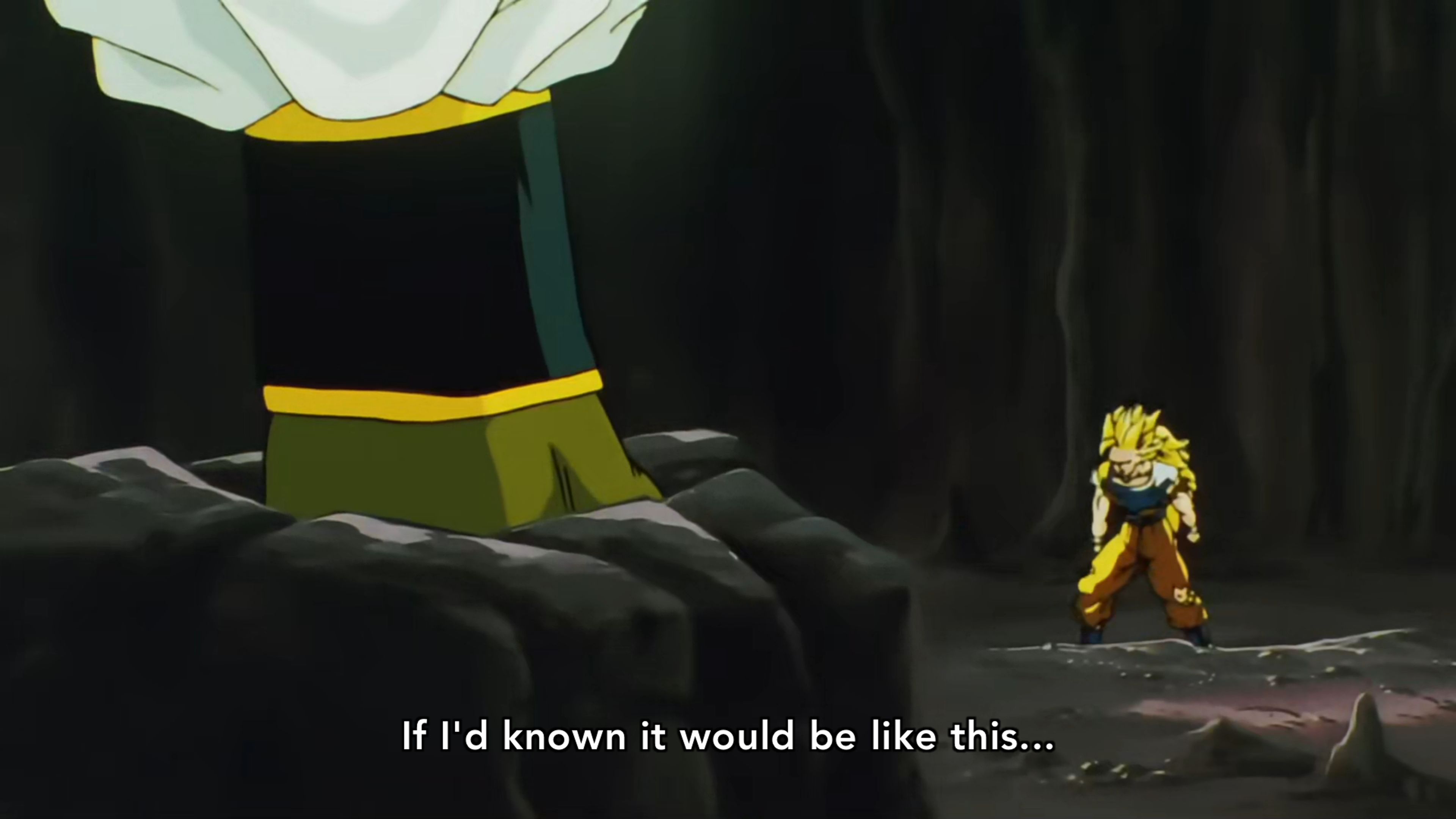 Spoken by Goku in Dragon Ball Kai episode 160