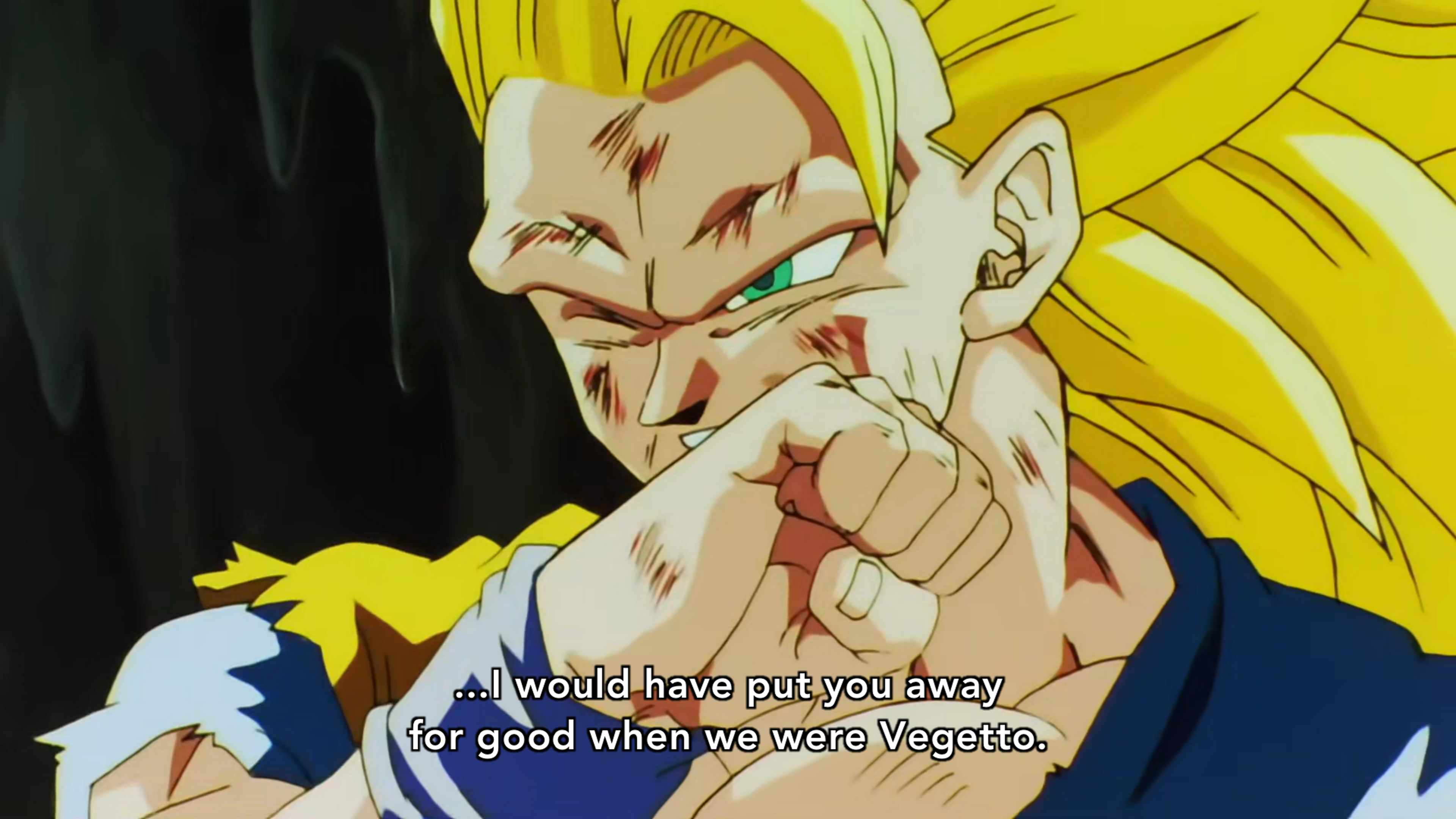 Spoken by Goku in Dragon Ball Kai episode 160