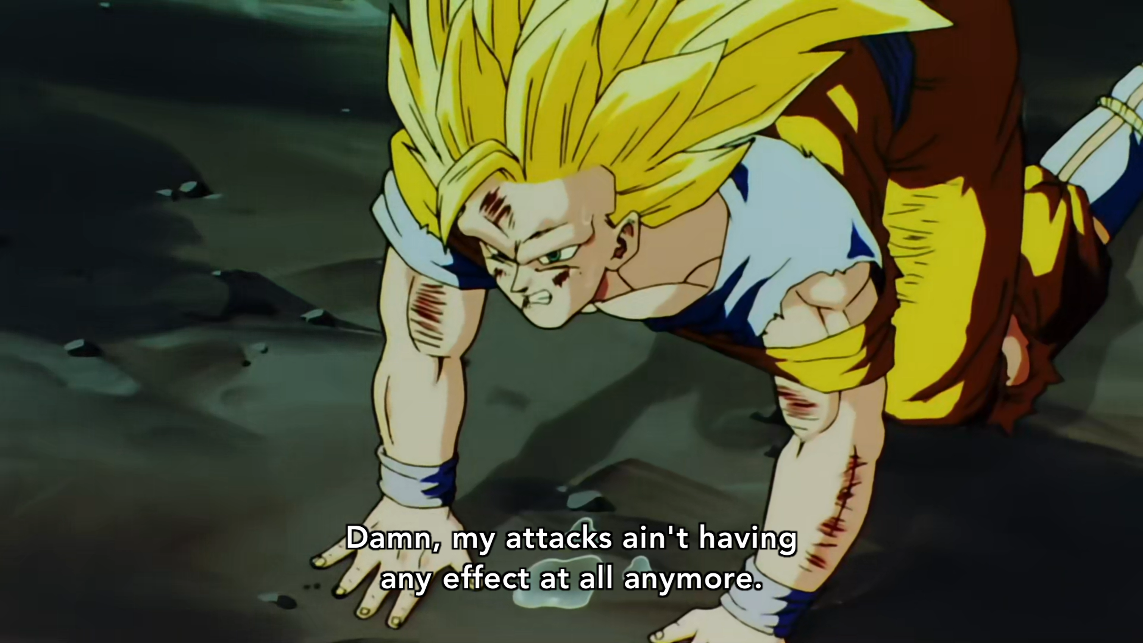 Spoken by Goku in Dragon Ball Kai episode 160