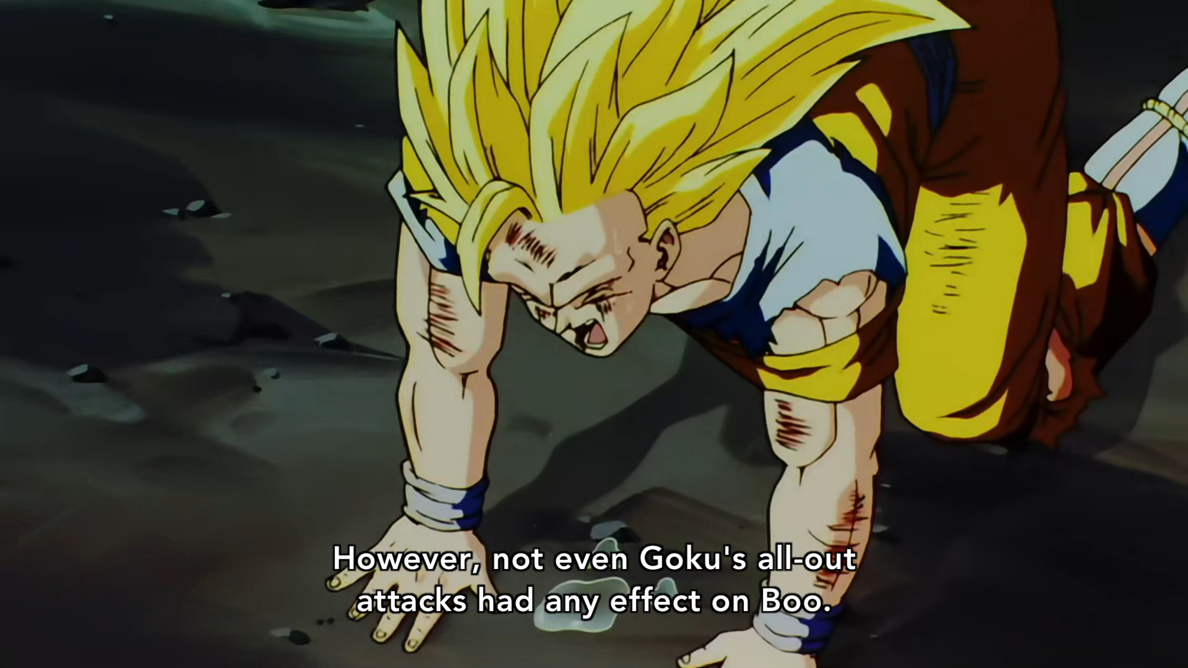 Spoken by the narrator at the start of Dragon Ball Kai episode 161