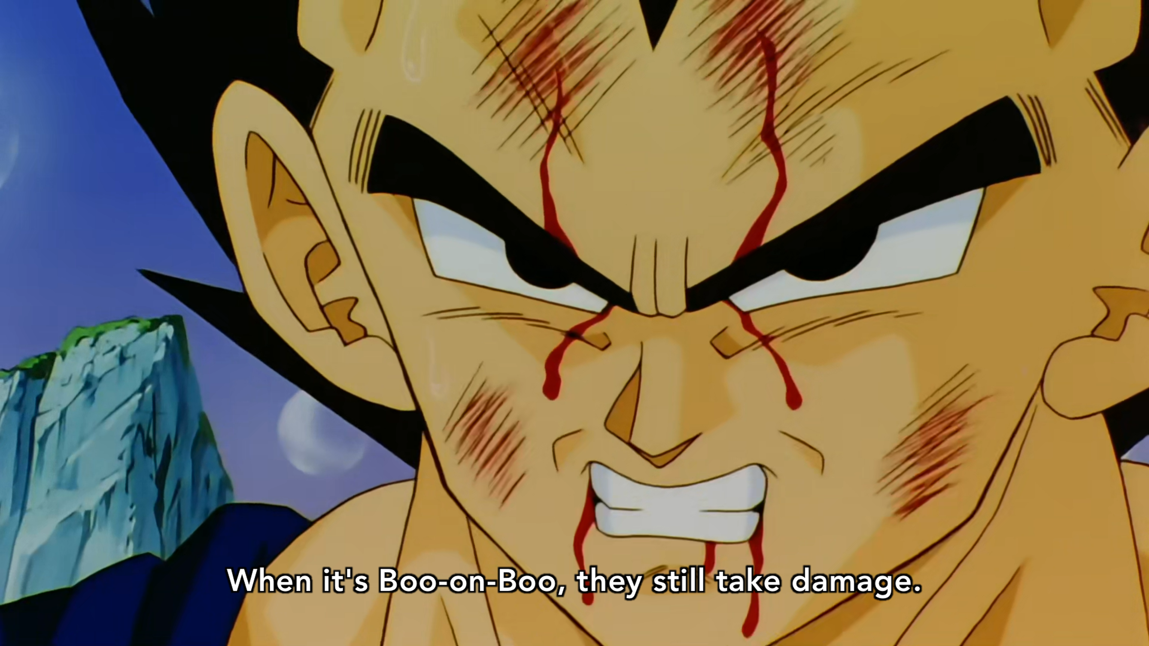 Dragon Ball Kai episode 162, spoken by Vegeta