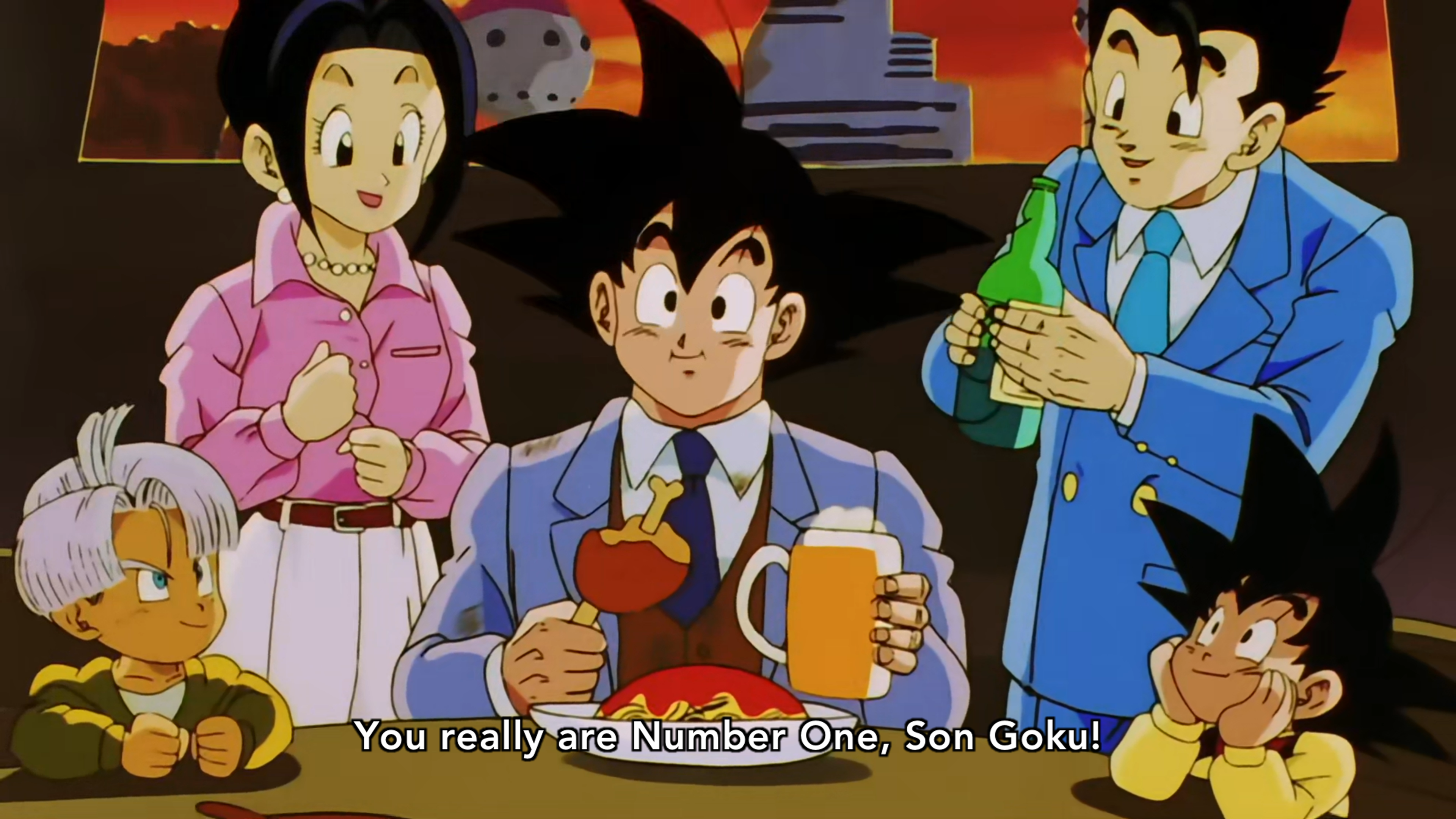 Spoken by the narrator in Dragon Ball Kai episode 165