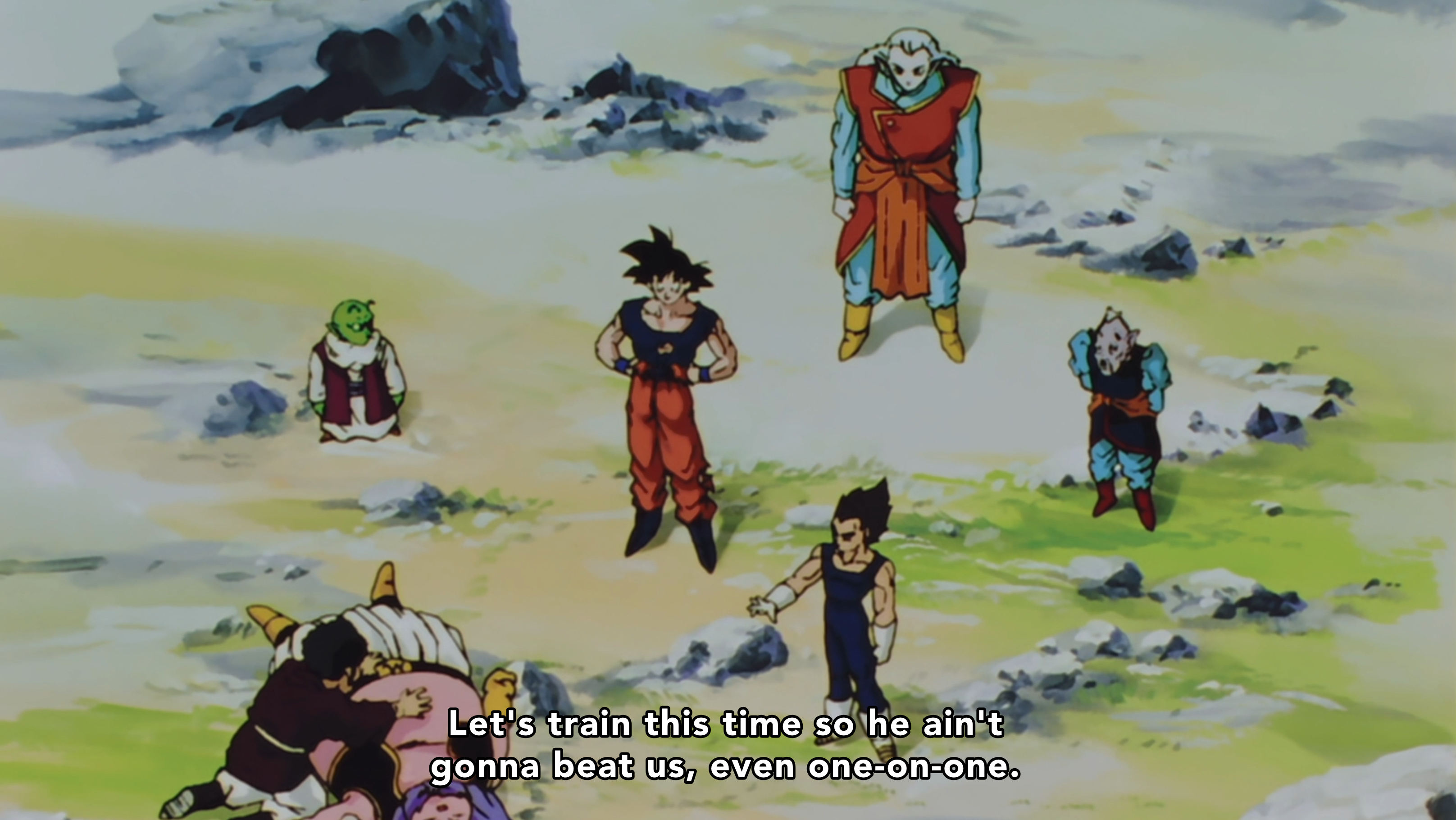Spoken by Goku in Dragon Ball Kai episode 164