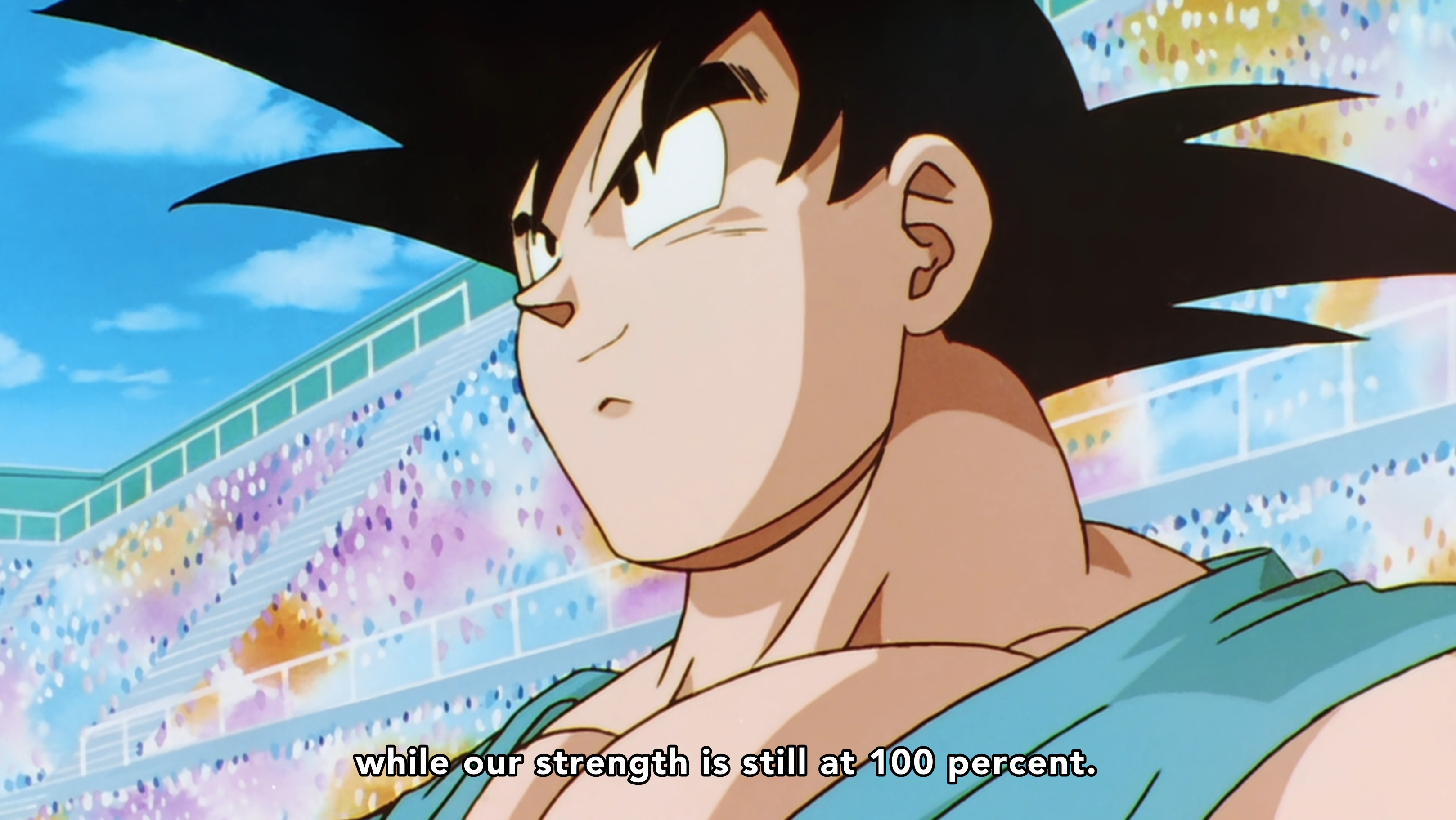 Spoken by Goku in Dragon Ball Kai episode 166