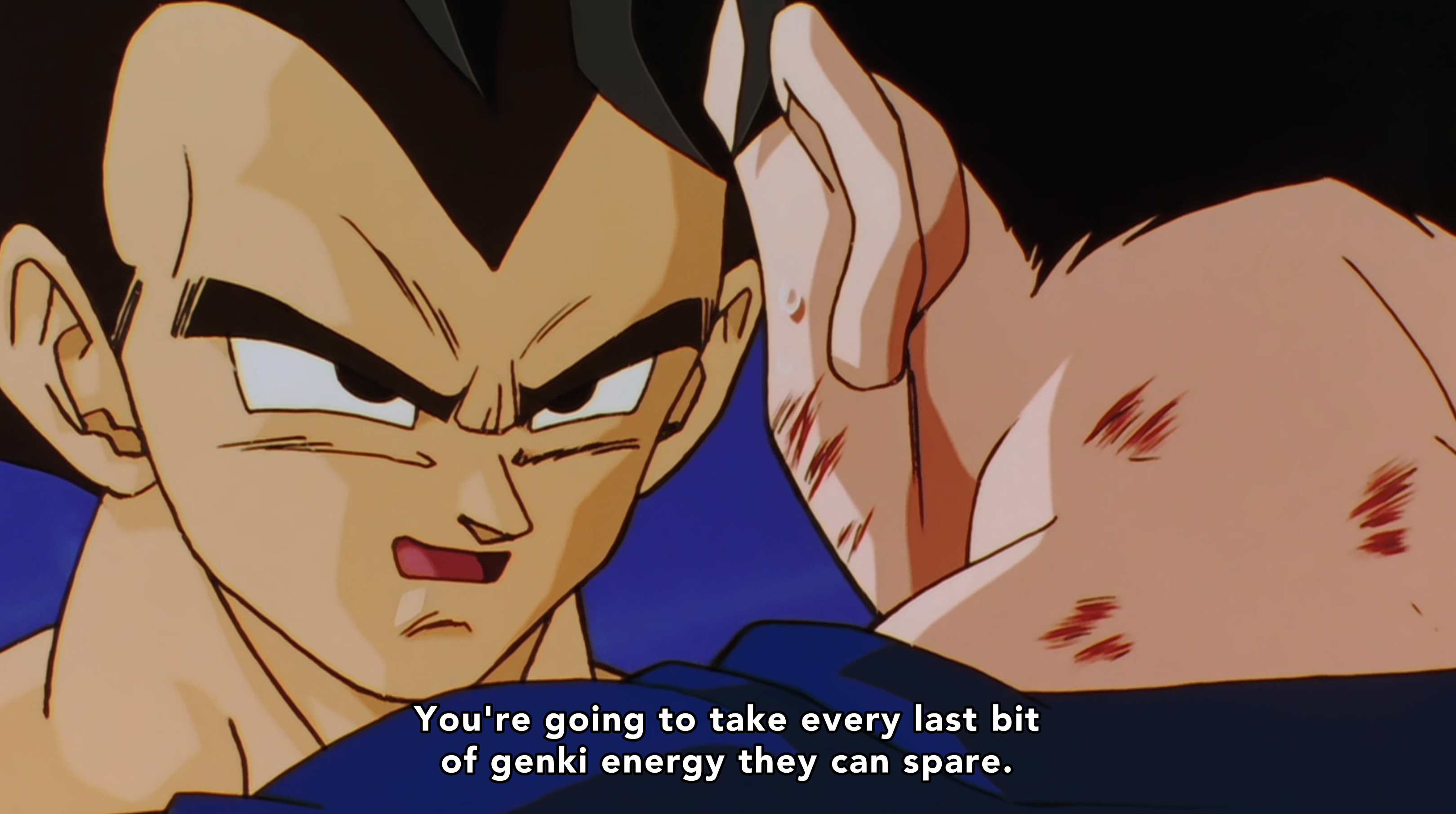 Spoken by Vegeta in Dragon Ball Kai episode 162