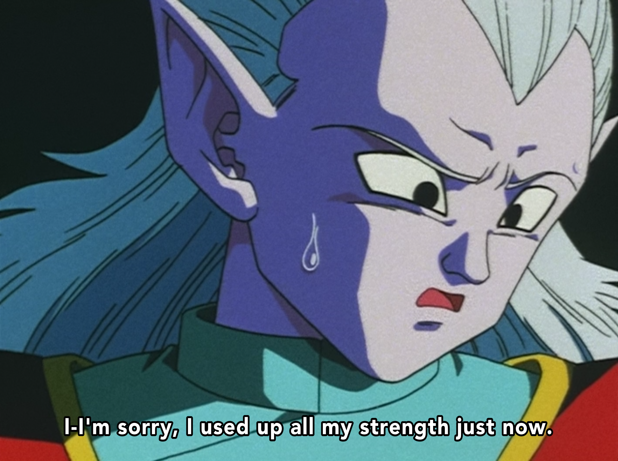 Spoken by Kibitoshin in Dragon Ball Z episode 285