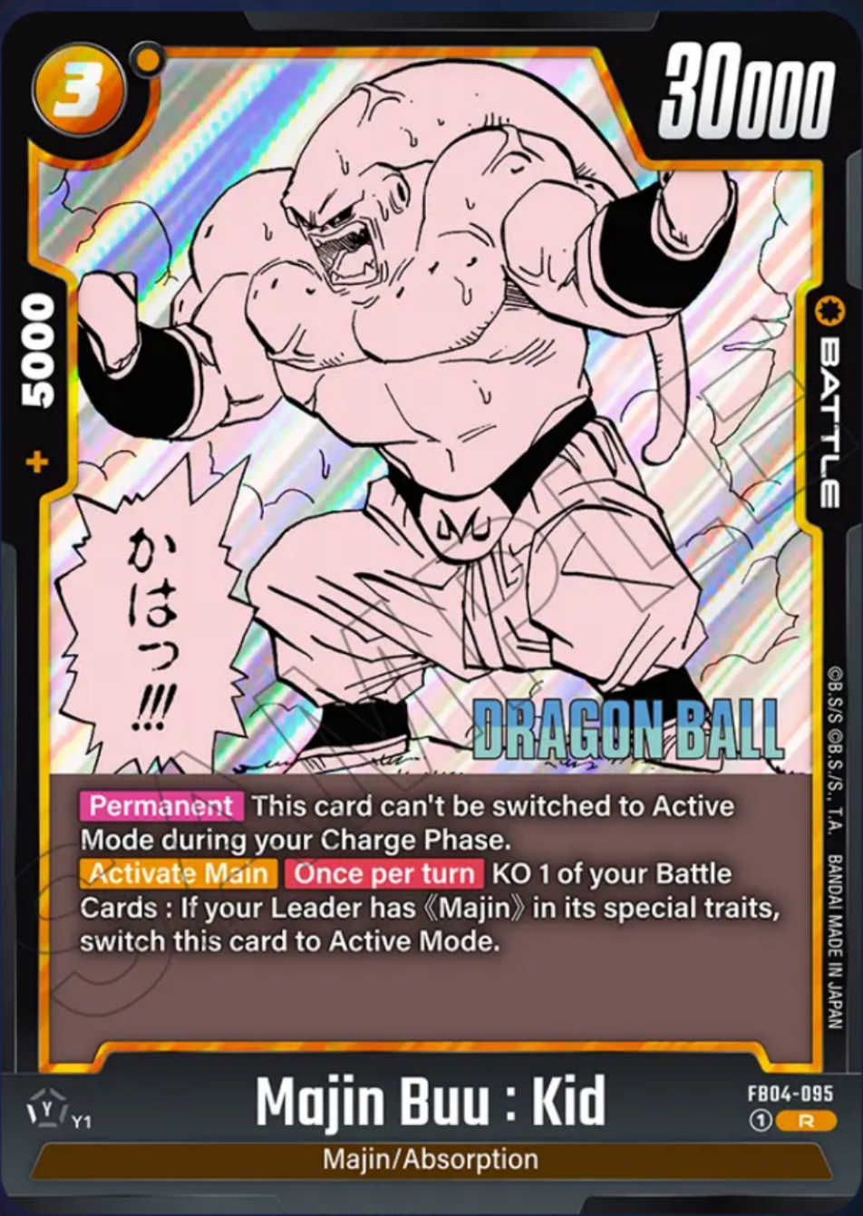 Dragon Ball Card Game: Fusion World card FB04-095