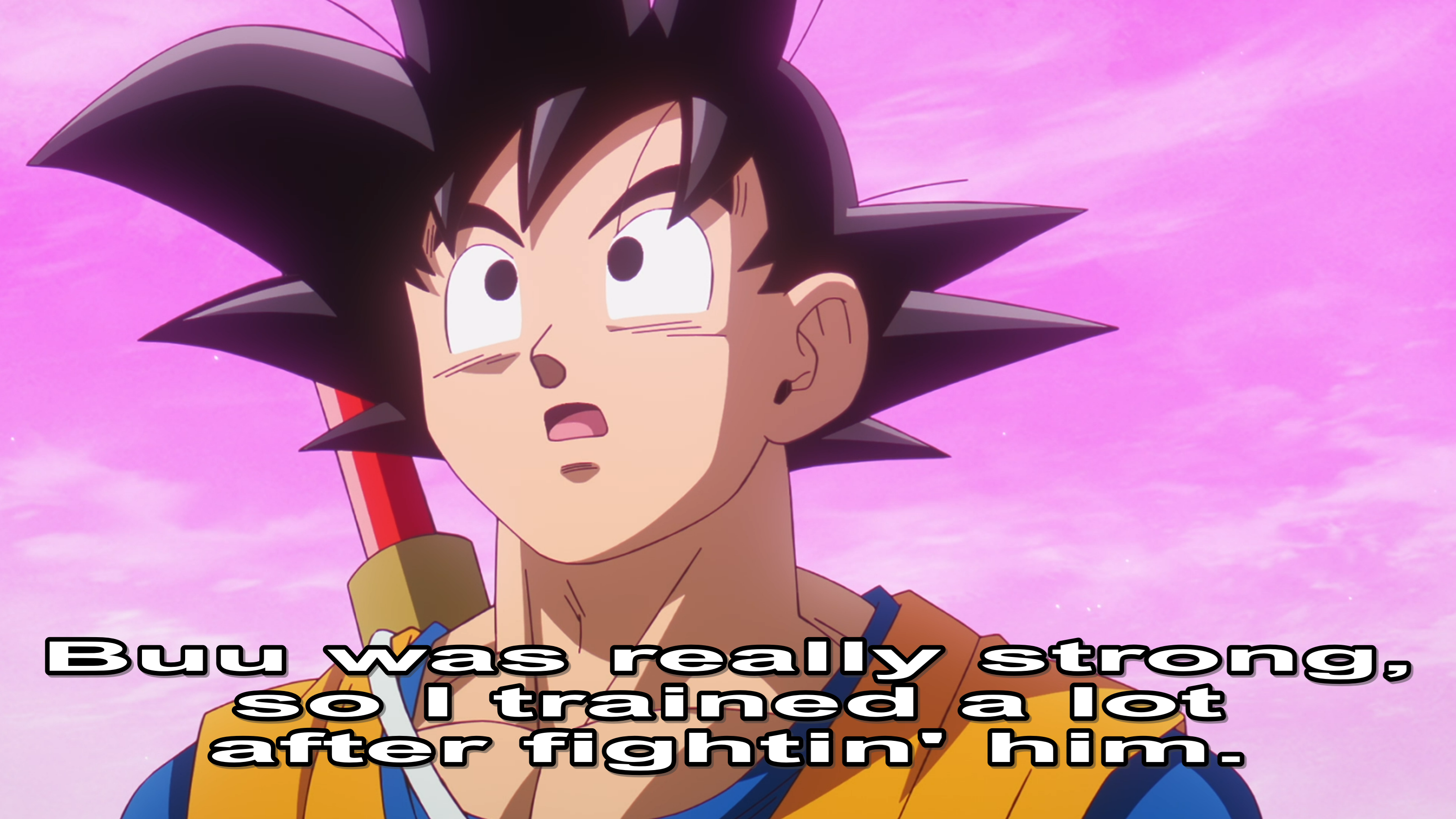 Dragon Ball Daima episode 20. In the subtitles, they use "strong," which is the correct localization, but the very literal translation for すごかった would be "amazing."