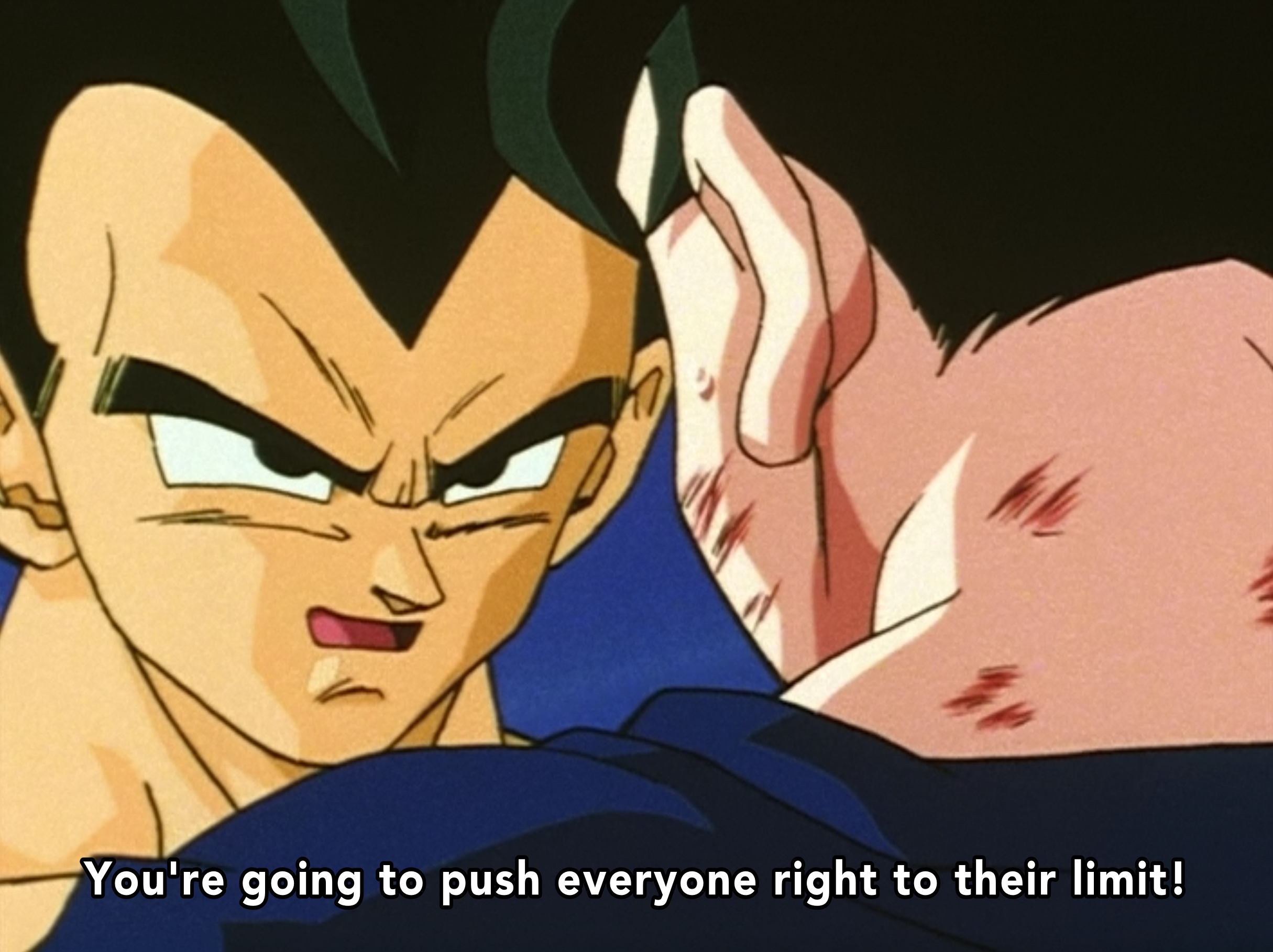 Spoken by Vegeta in Dragon Ball Z episode 284