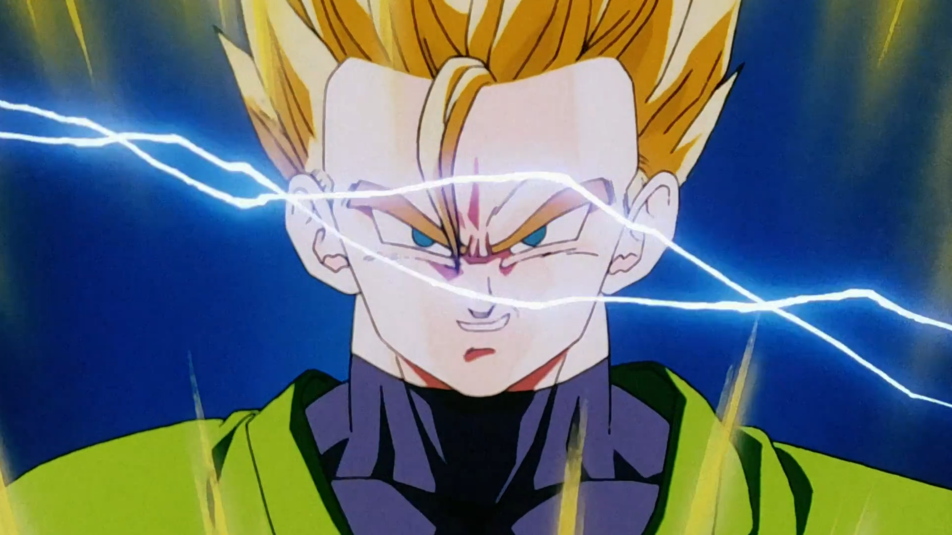 Super Saiyan 2 Gohan in Dragon Ball Z episode 219