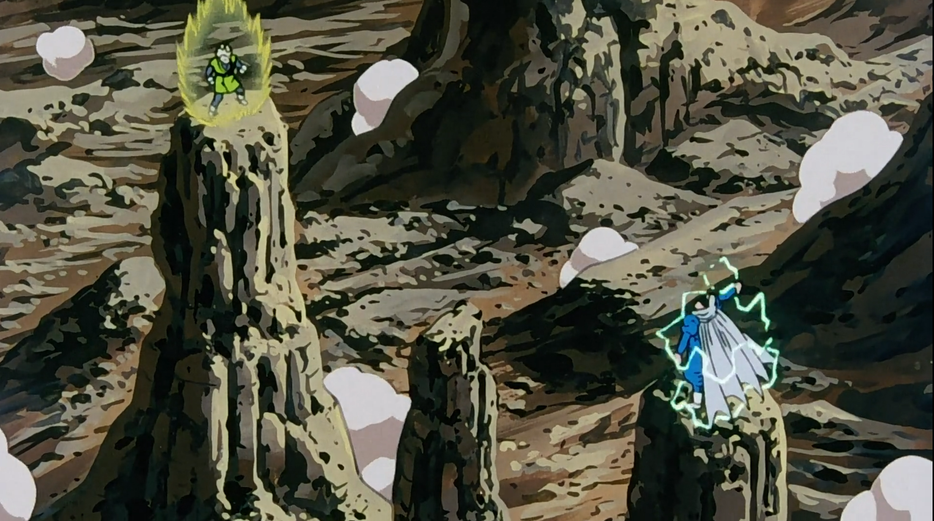 Super Saiyan Gohan and Dabura in Dragon Ball Z episode 227