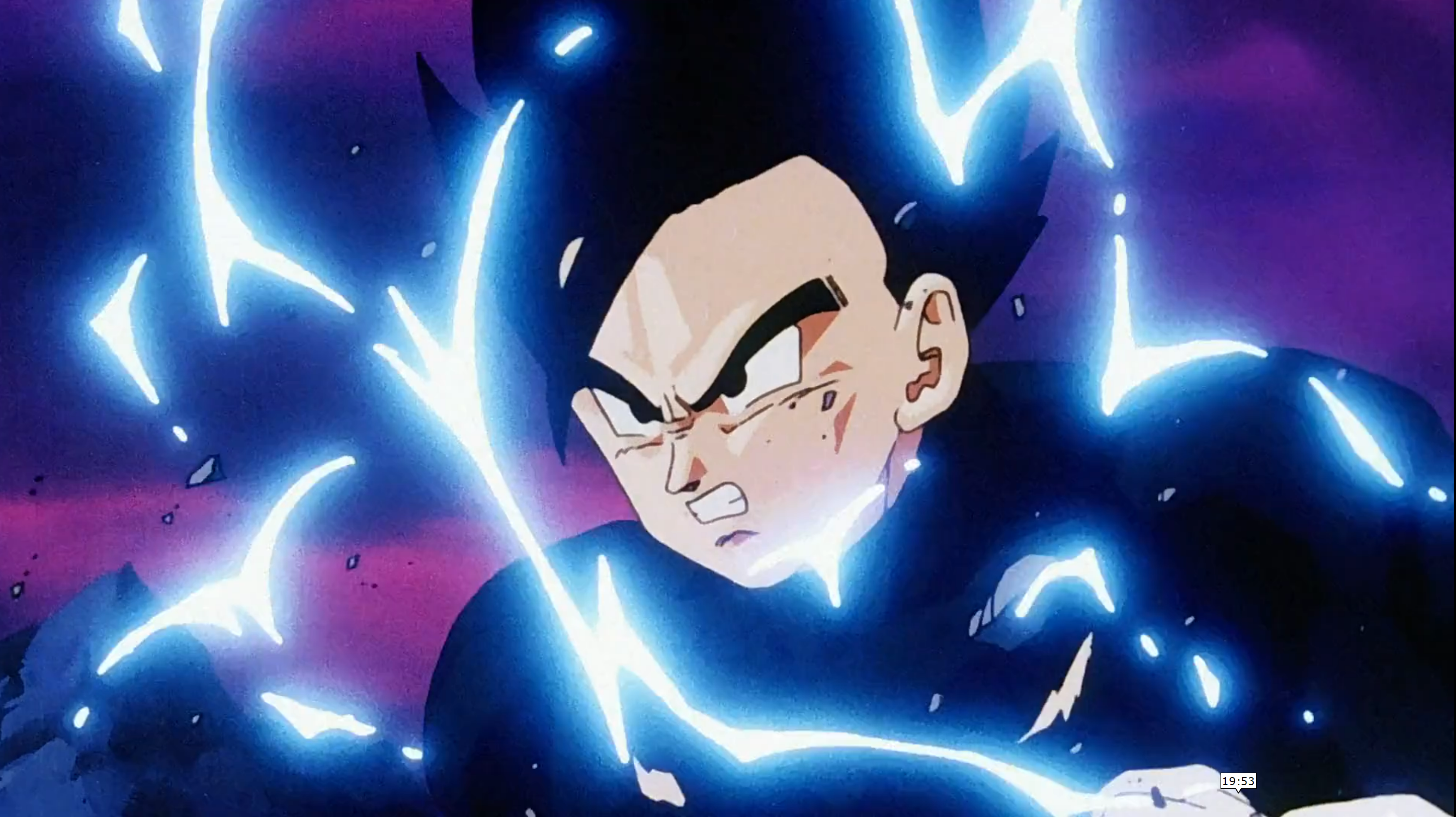 A filler detail of Gohan trying to tap into Super Saiyan 2 in Dragon Ball Z episode 231