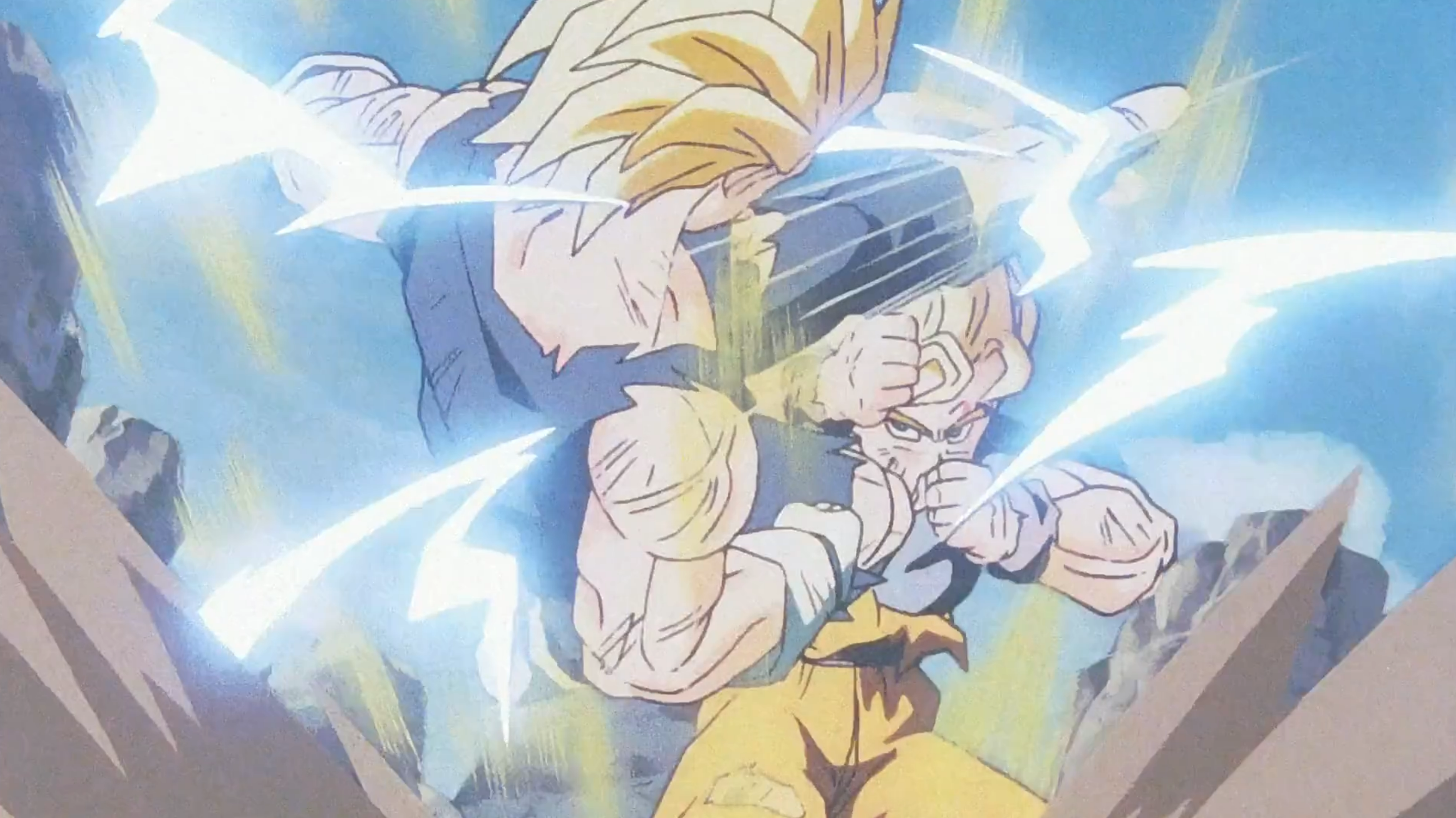 Super Saiyan 2 Goku and Vegeta in Dragon Ball Z episode 231