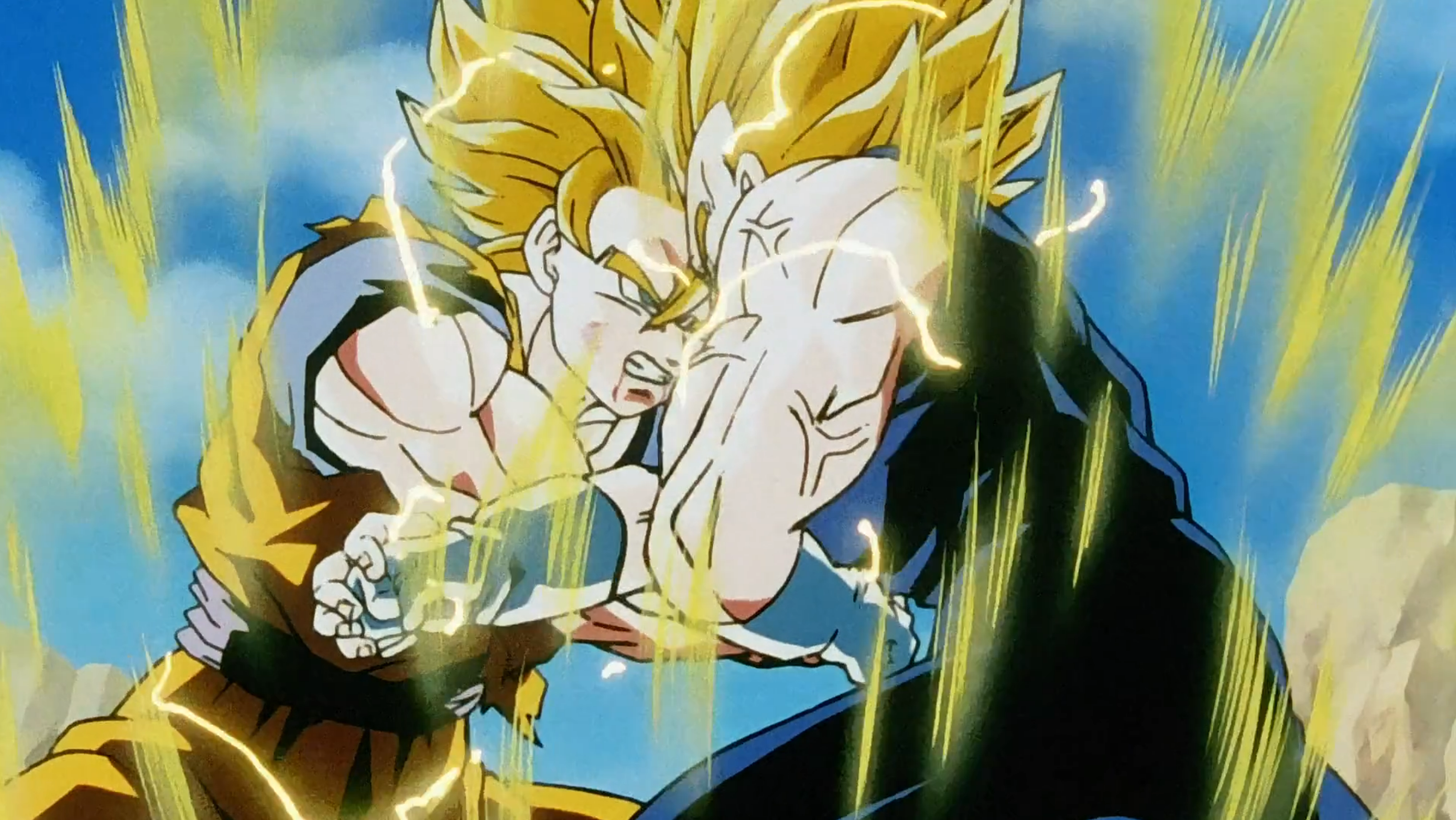 Super Saiyan 2 Goku and Vegeta in Dragon Ball Z episode 232