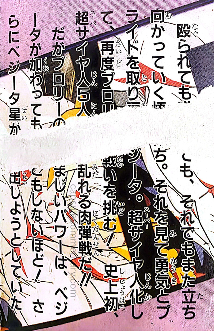 Dragon Ball Z Movie 8 Toei Anime Fair Book page 8