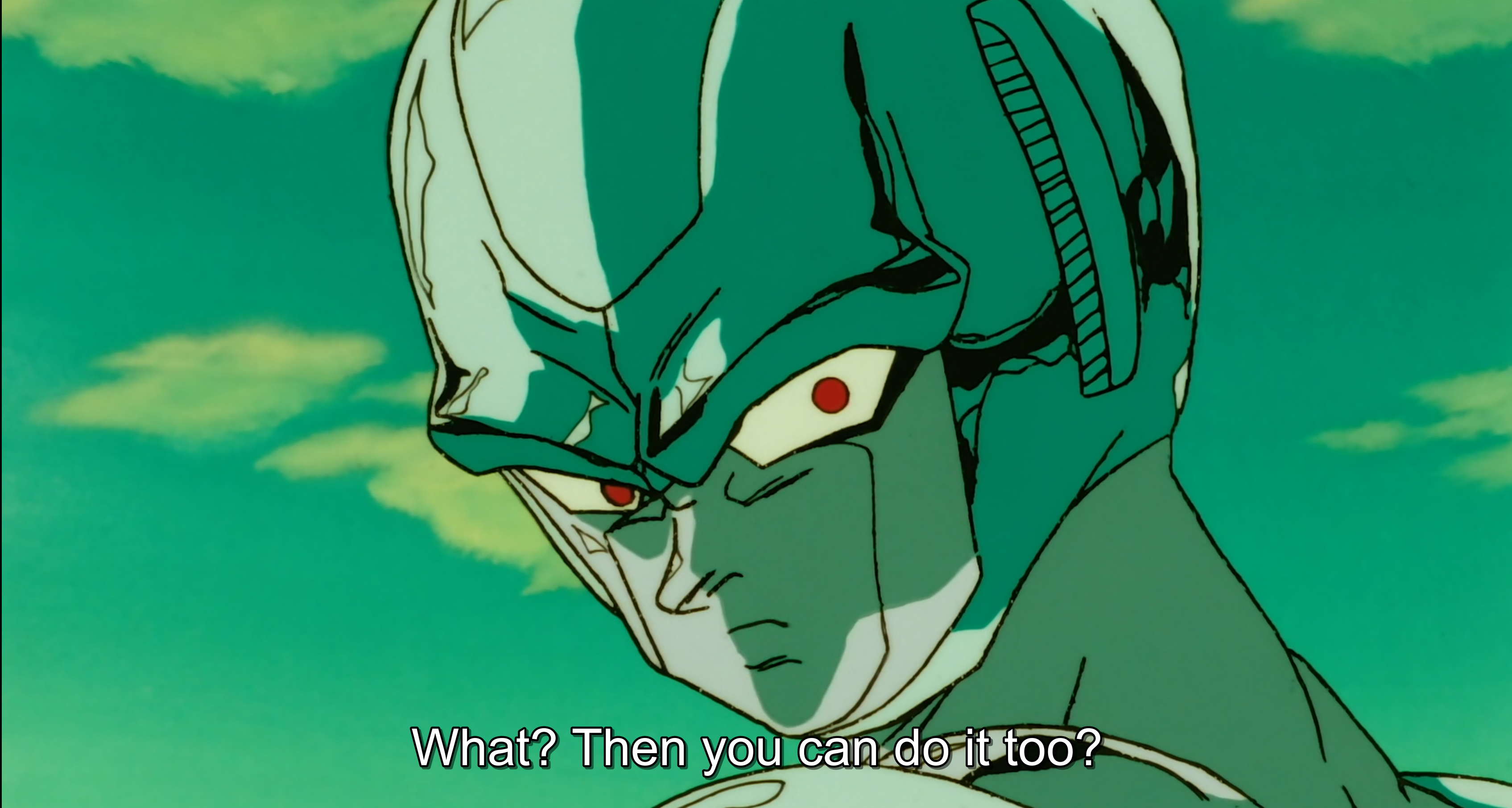 Metal Cooler revealing he knows Shunkan Idō in Dragon Ball Z: The Return of Cooler