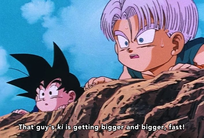 Trunks talking about Dabura in Dragon Ball Z episode 235