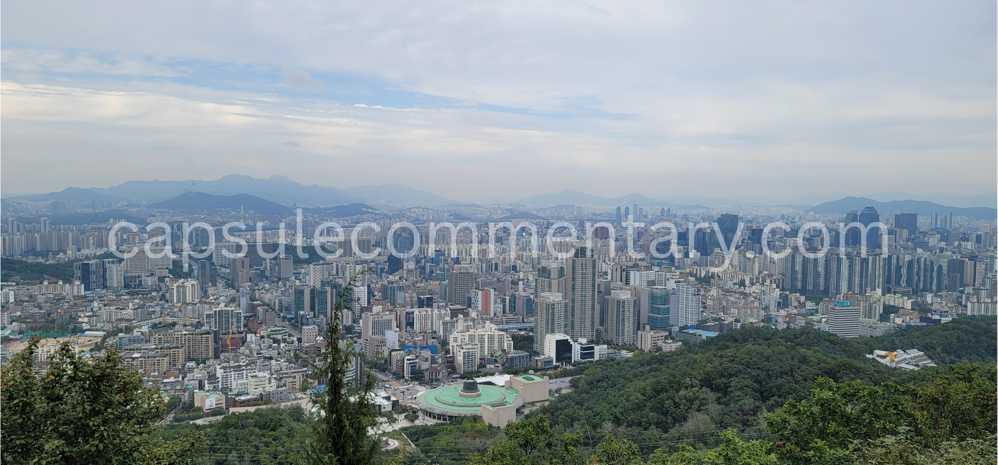 우면산에서 본 풍경 View from Umyeonsan