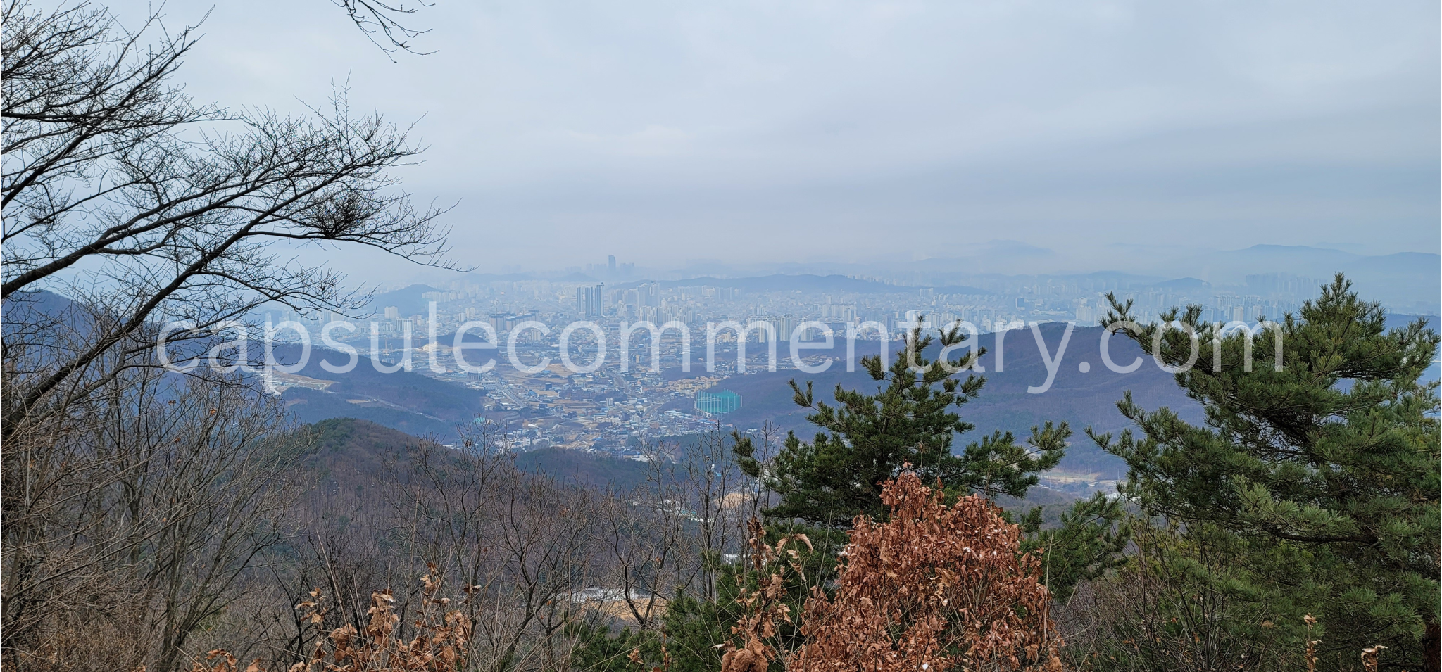 천안 태조산에서 본 풍경 View from Taejosan in Cheonan