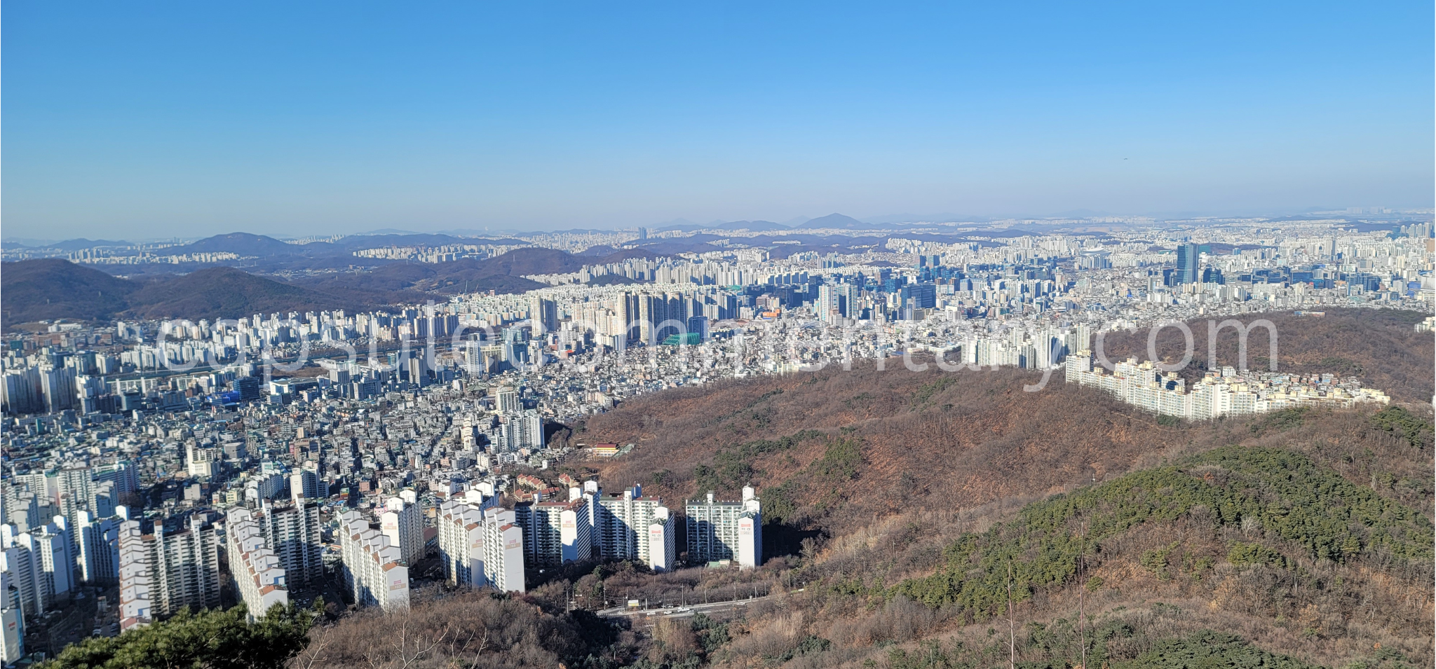 호암산에서 본 풍경 View from Hoamsan