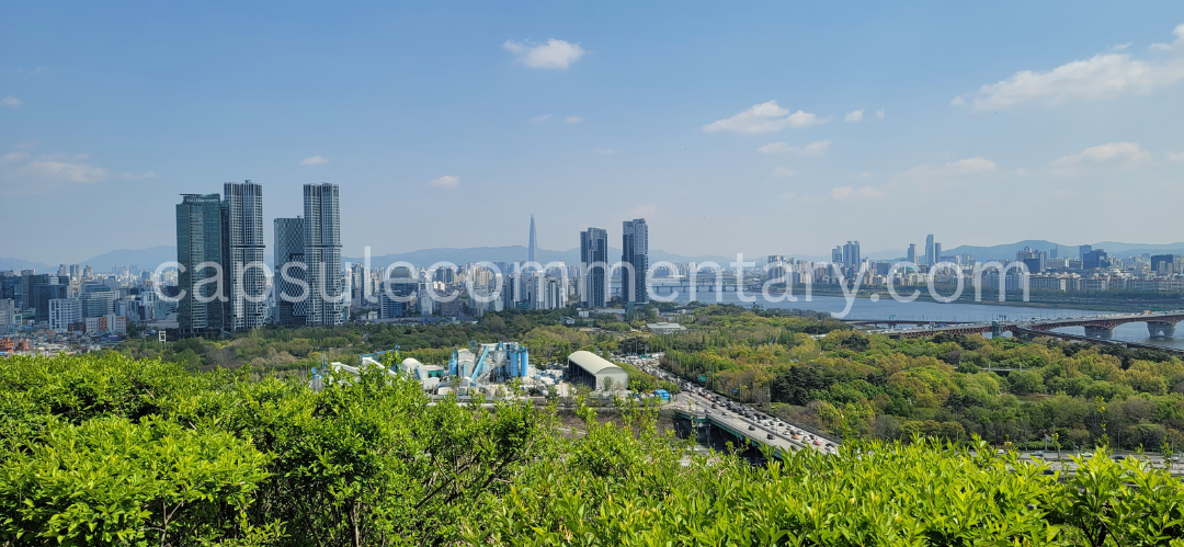 응봉산에서 본 풍경 View from Eungbongsan