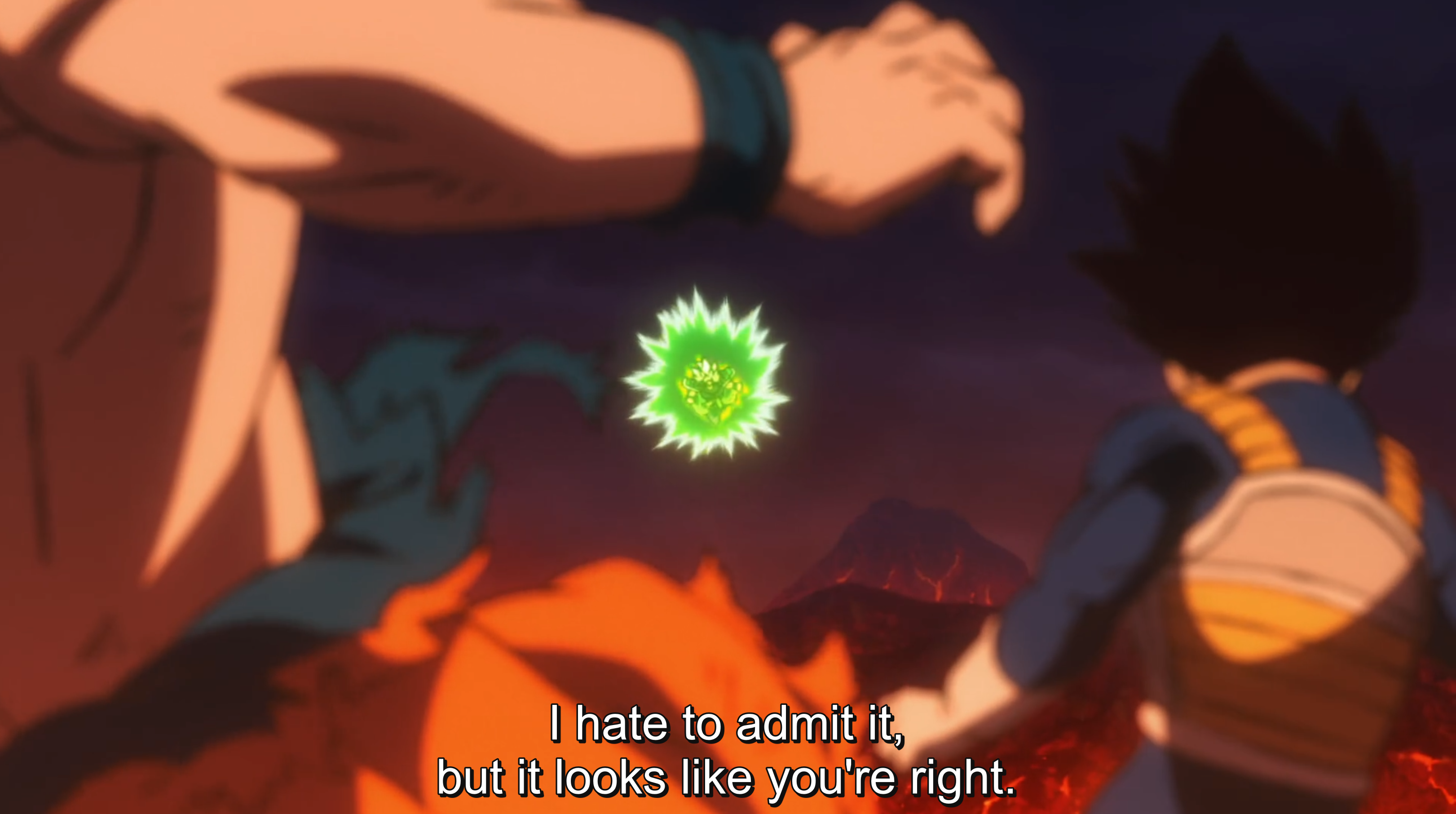 Spoken by Goku in Dragon Ball Super: Broly