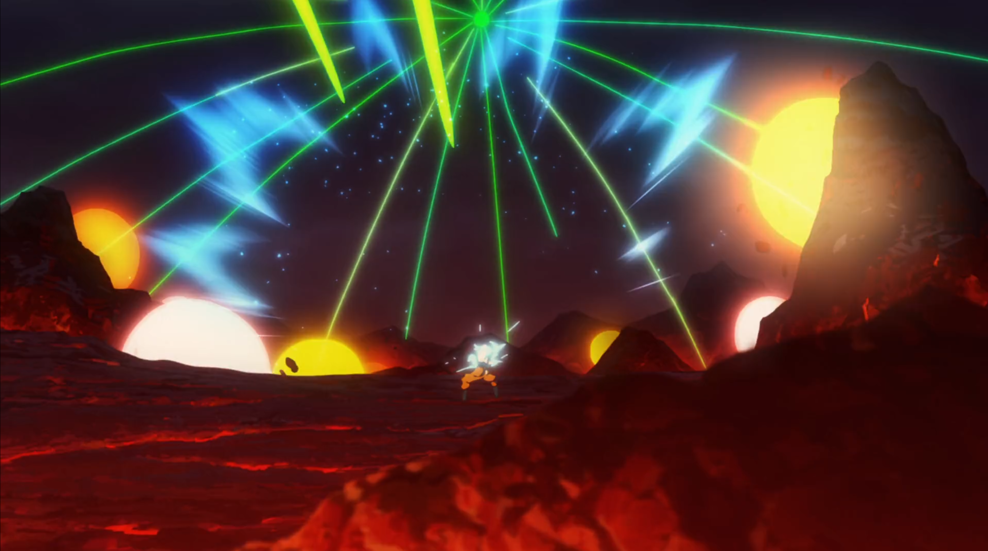 The moment Goku's shirt is destroyed in Dragon Ball Super: Broly