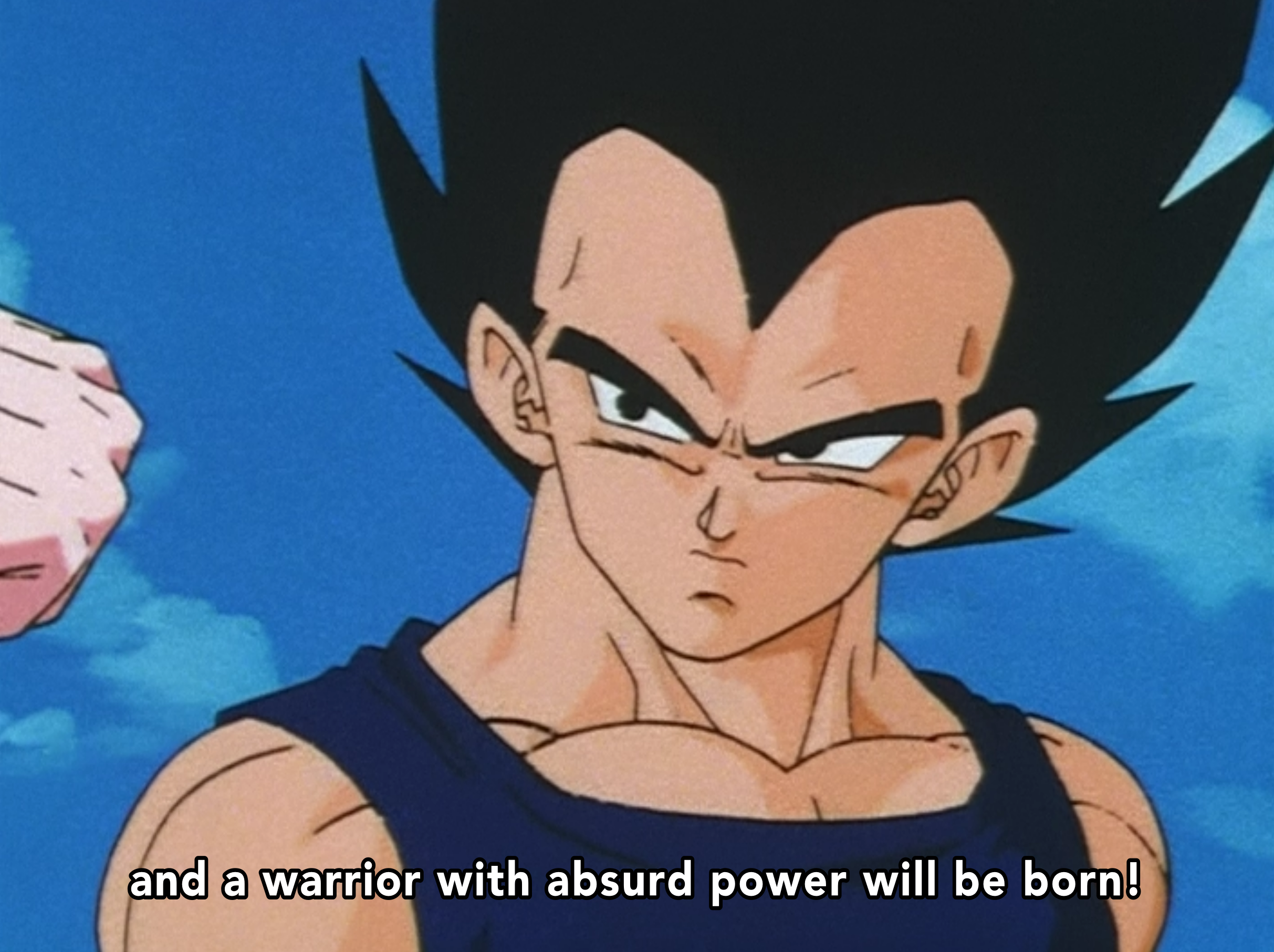 Goku explaining Potara Fusion to Vegeta in Dragon Ball Z episode 268