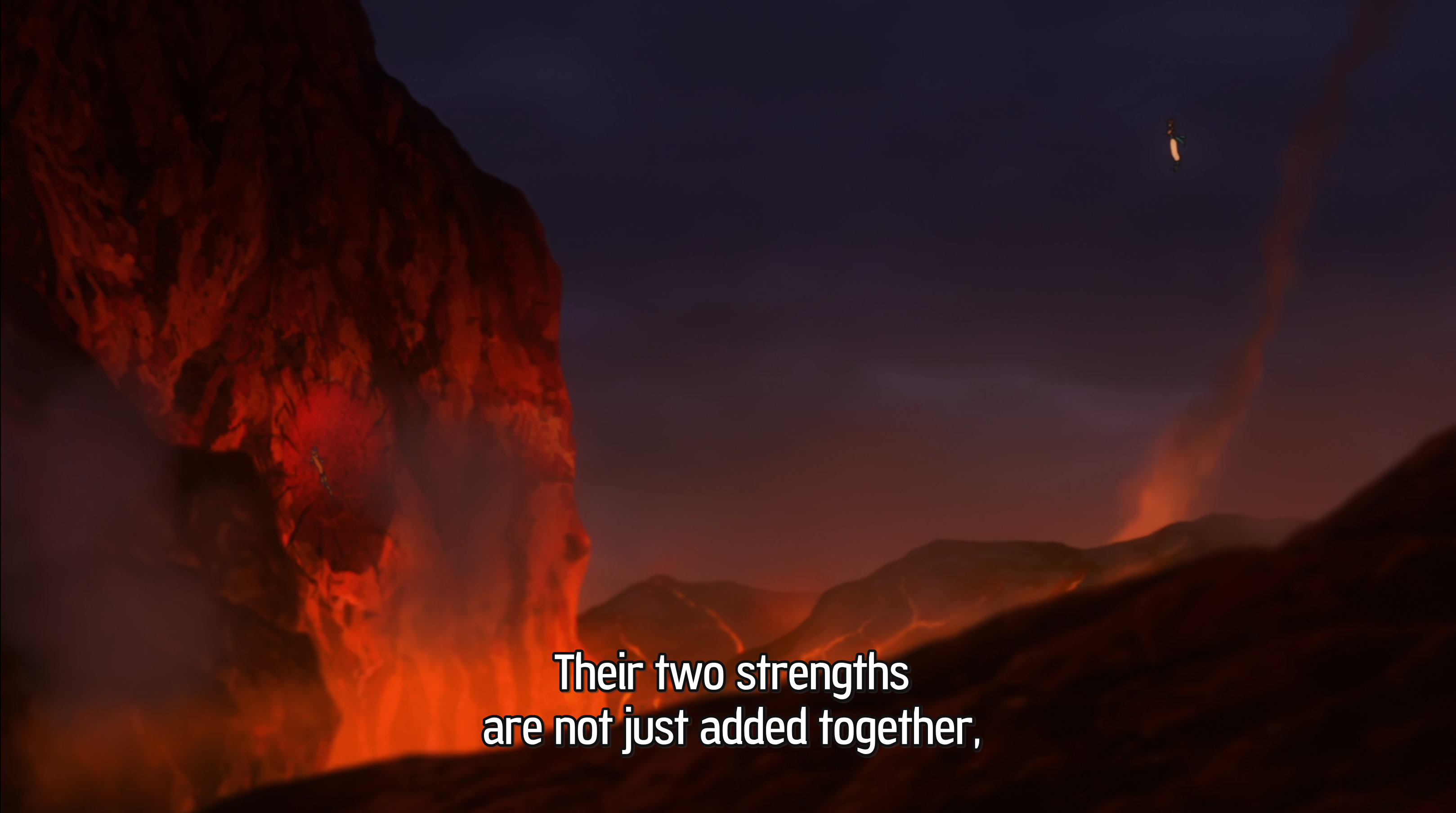 Gogeta speaking to Freeza in Dragon Ball Super: Broly