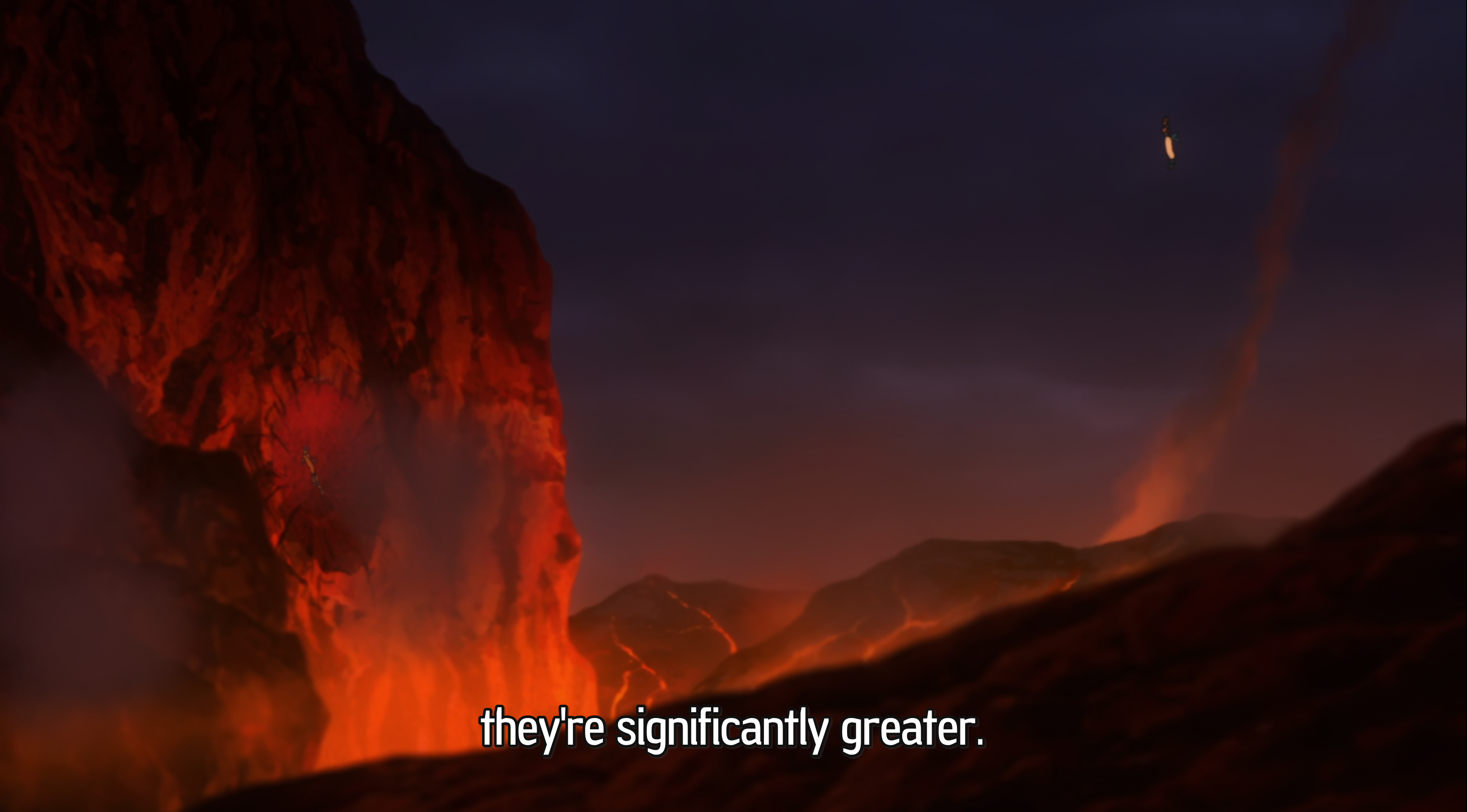 Gogeta speaking to Freeza in Dragon Ball Super: Broly