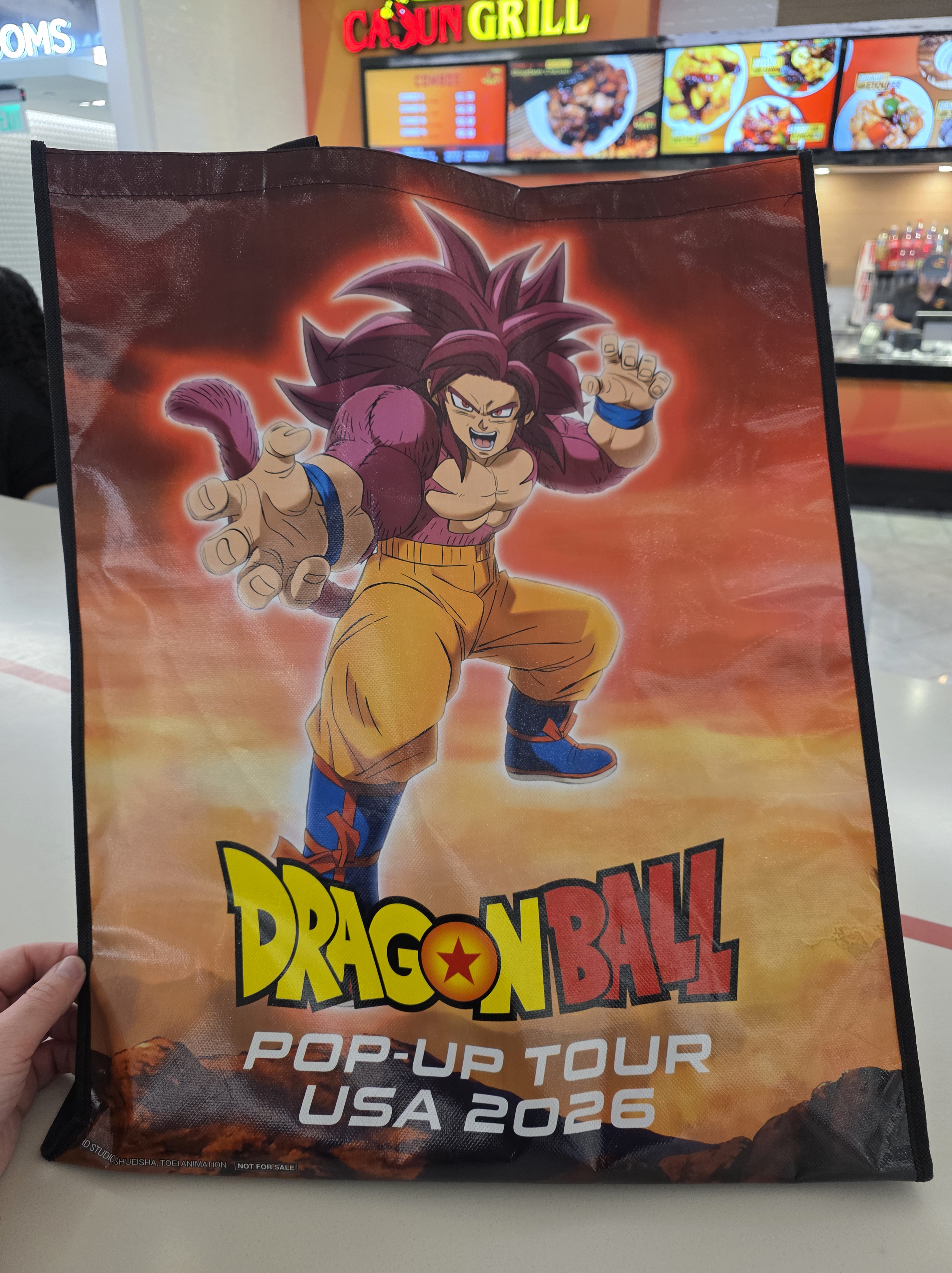 Dragon Ball Pop-Up Tour USA 2026 at the American Dream Mall in East Rutherford, New Jersey