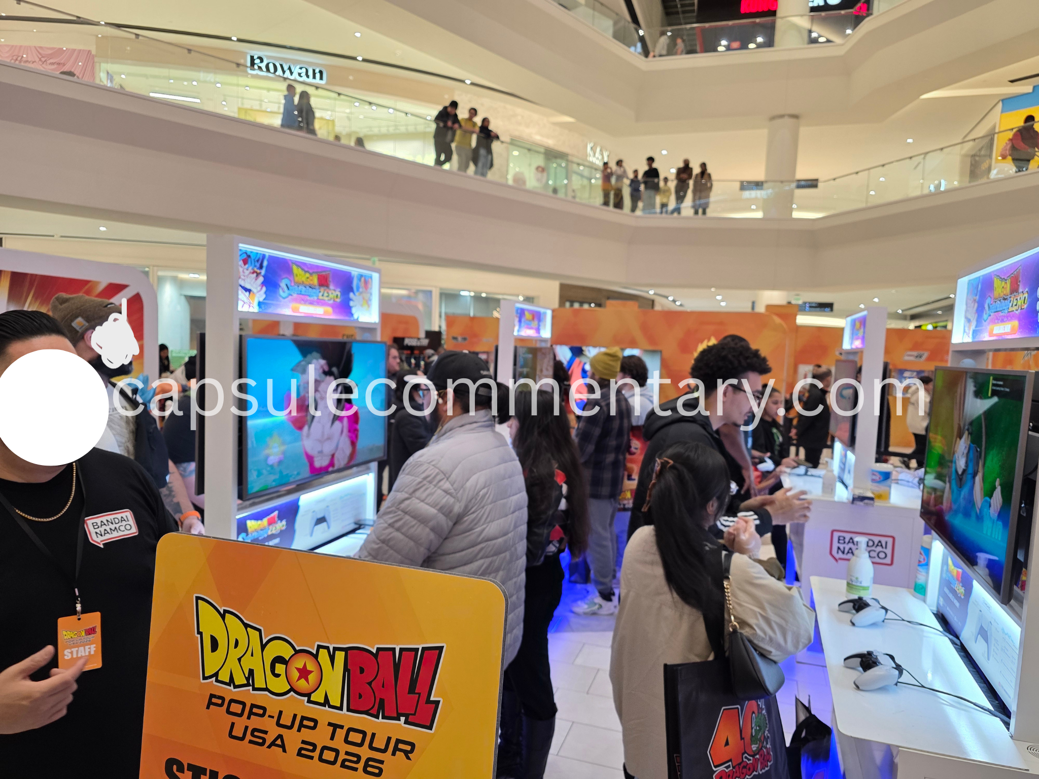 Dragon Ball Pop-Up Tour USA 2026 at the American Dream Mall in East Rutherford, New Jersey