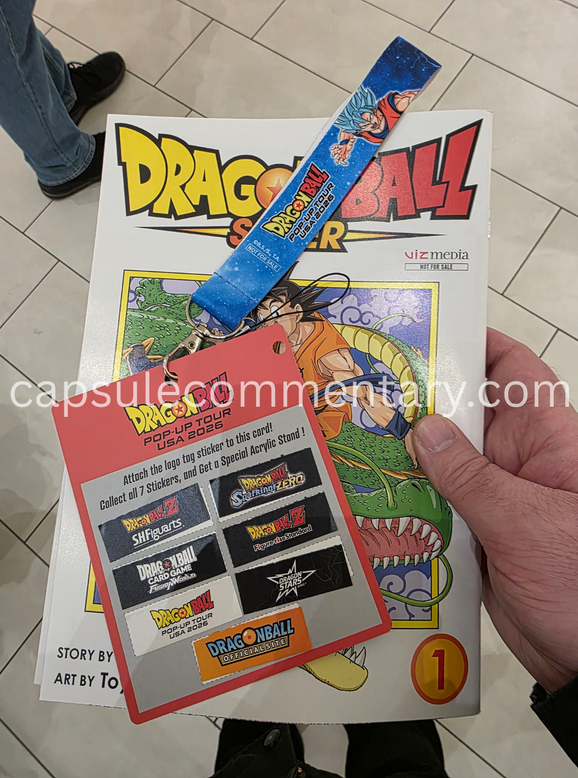 Dragon Ball Pop-Up Tour USA 2026 at the American Dream Mall in East Rutherford, New Jersey