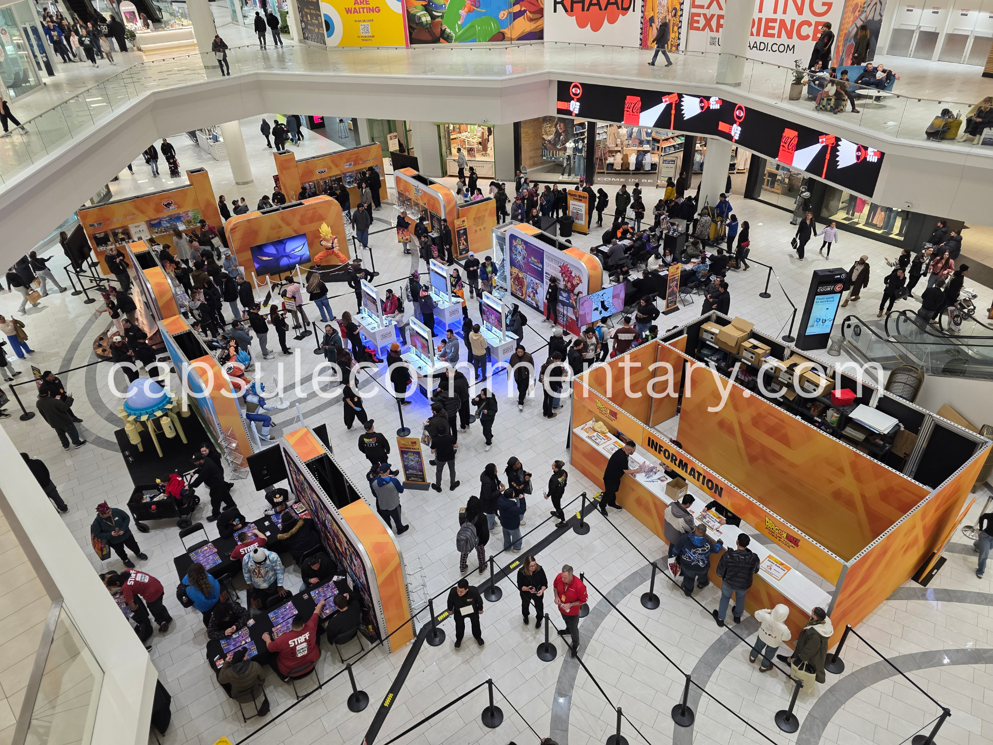 Dragon Ball Pop-Up Tour USA 2026 at the American Dream Mall in East Rutherford, New Jersey